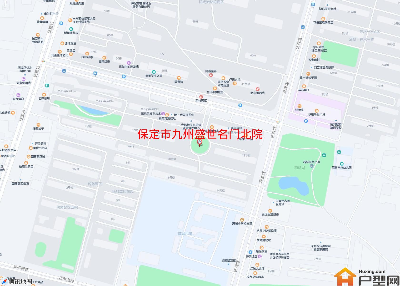 九州盛世名门北院小区 - 户型网