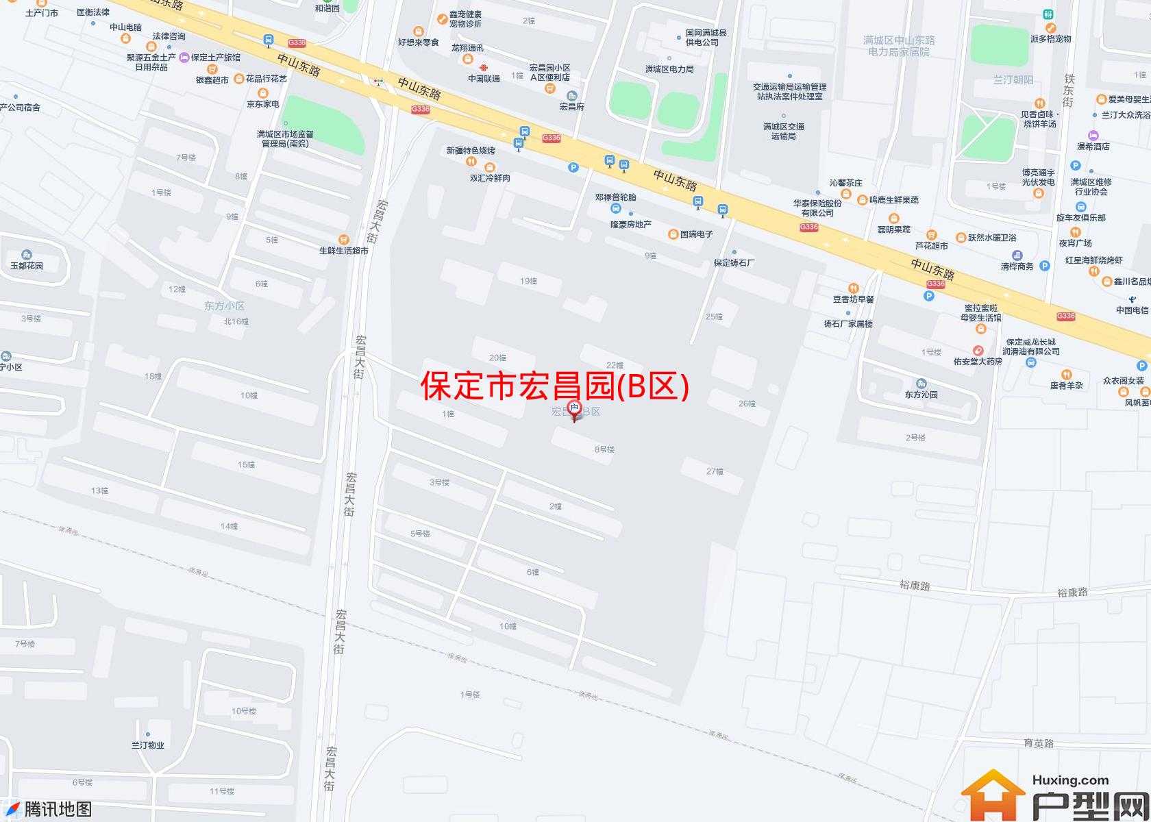 宏昌园(B区)小区 - 户型网