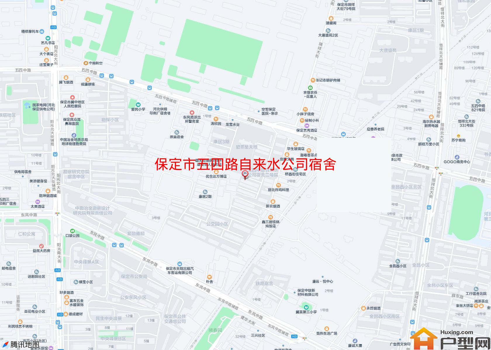 五四路自来水公司宿舍一号院小区 - 户型网