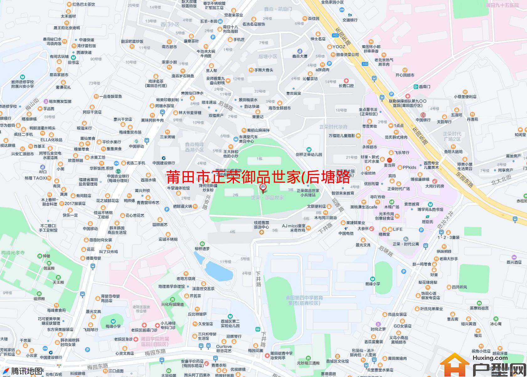 正荣御品世家(后塘路)小区 - 户型网