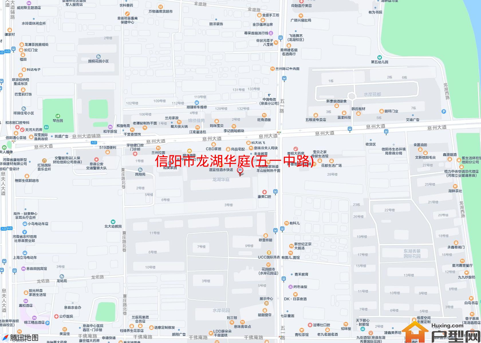 龙湖华庭(五一中路)小区 - 户型网