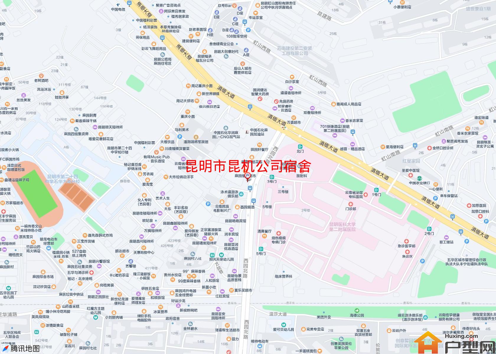 昆机公司宿舍小区 - 户型网
