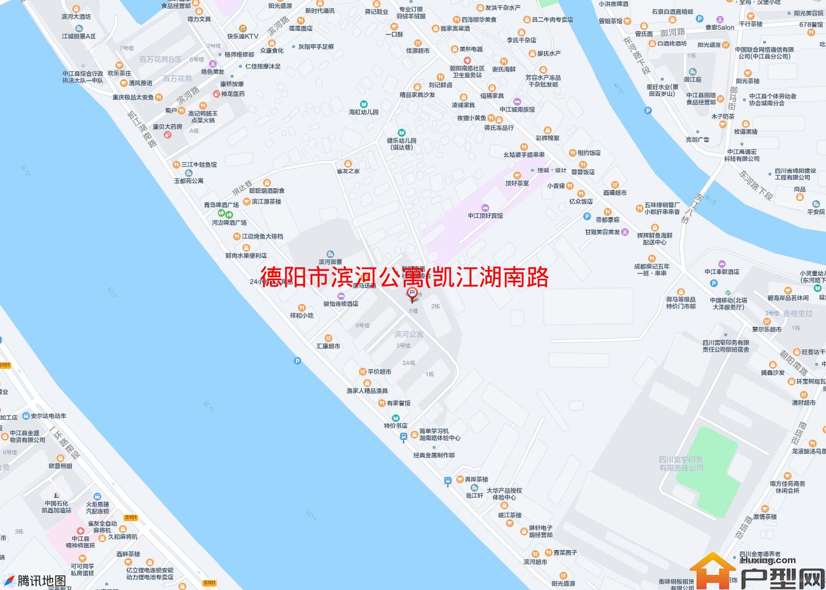 滨河公寓(凯江湖南路)小区 - 户型网