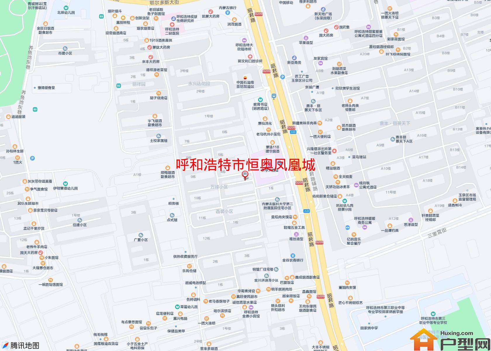 恒奥凤凰城小区 - 户型网