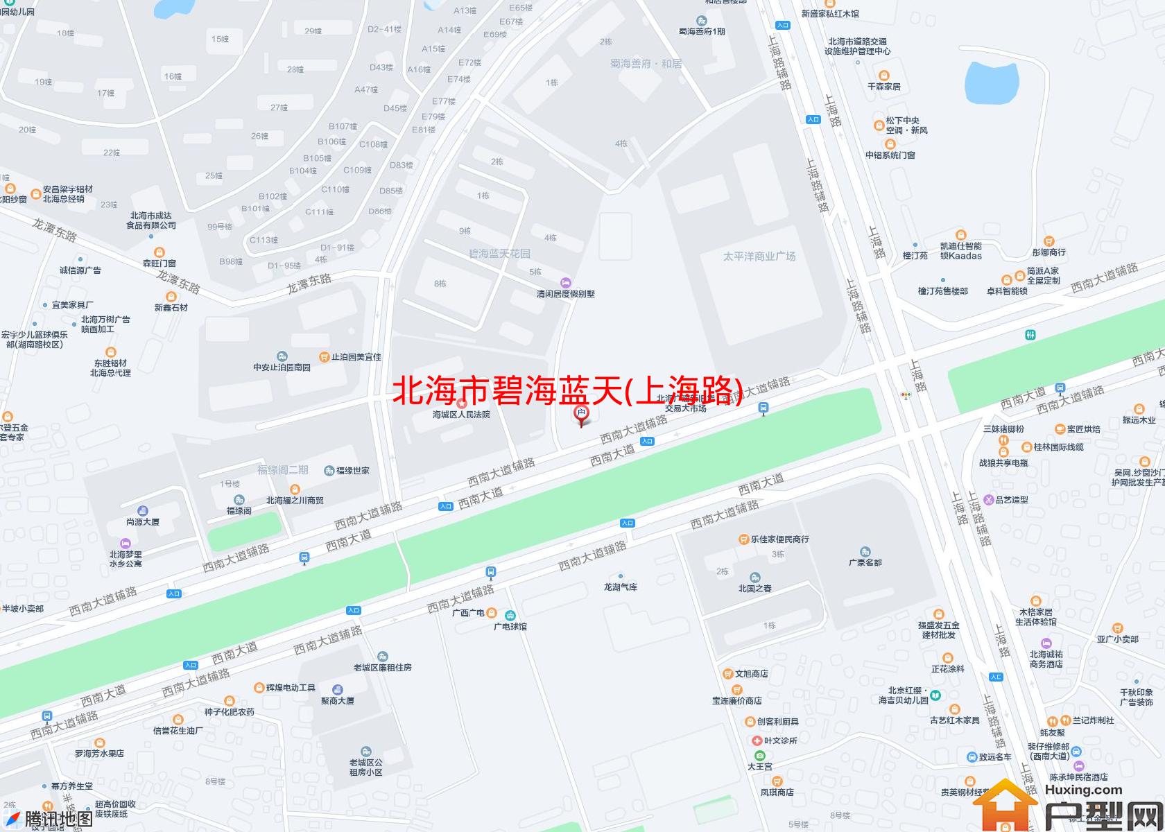 碧海蓝天(上海路)小区 - 户型网