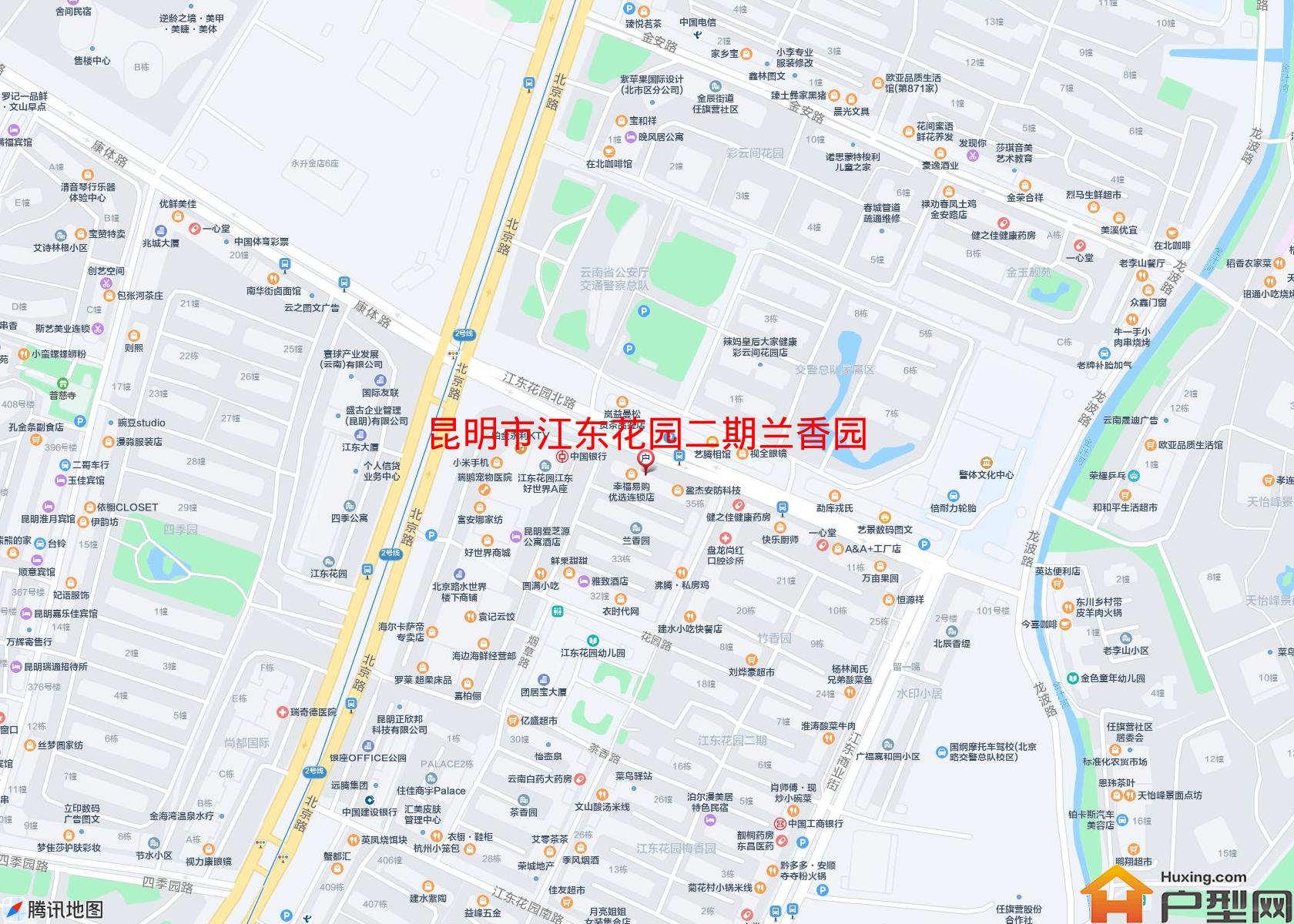 江东花园二期兰香园小区 - 户型网
