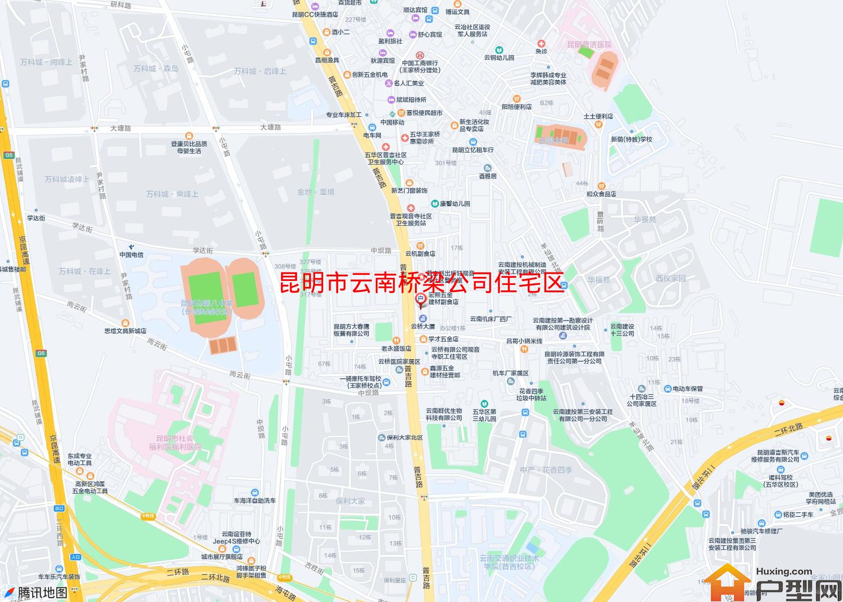 云南桥梁公司住宅区小区 - 户型网