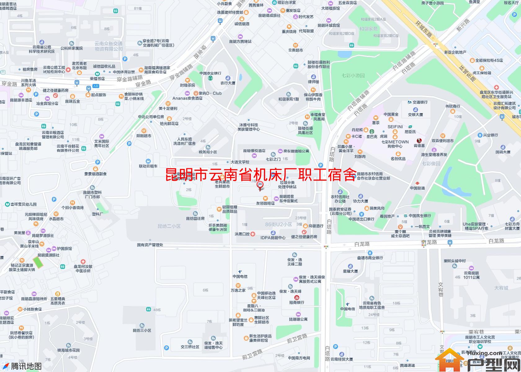 云南省机床厂职工宿舍小区 - 户型网