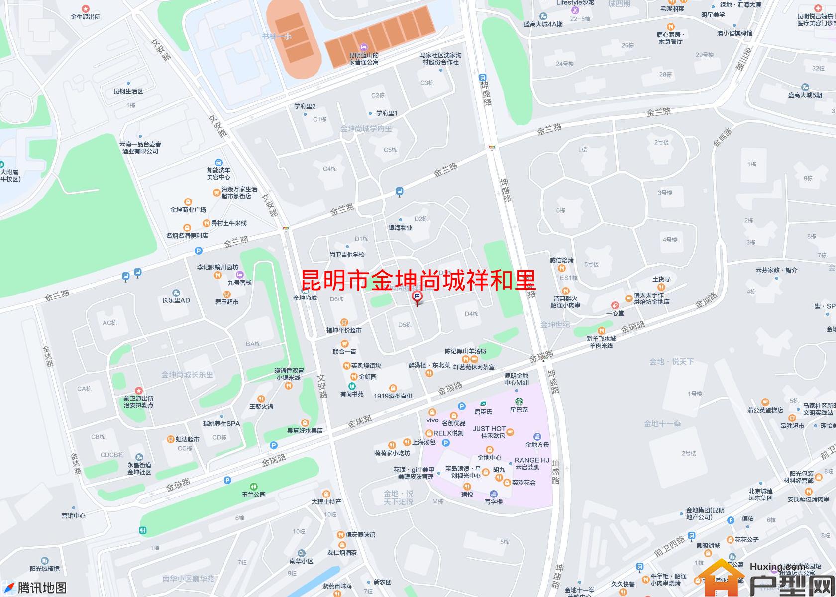 金坤尚城祥和里小区 - 户型网
