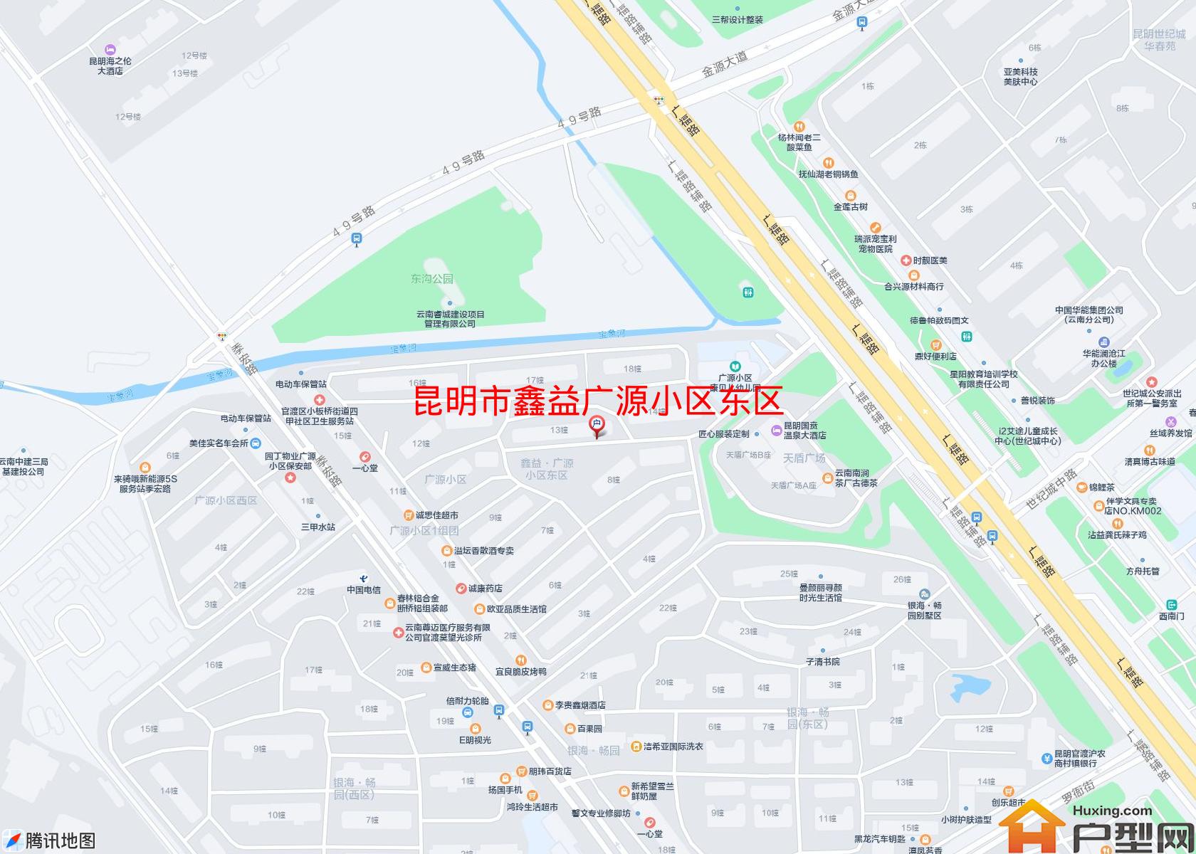 鑫益广源小区东区小区 - 户型网