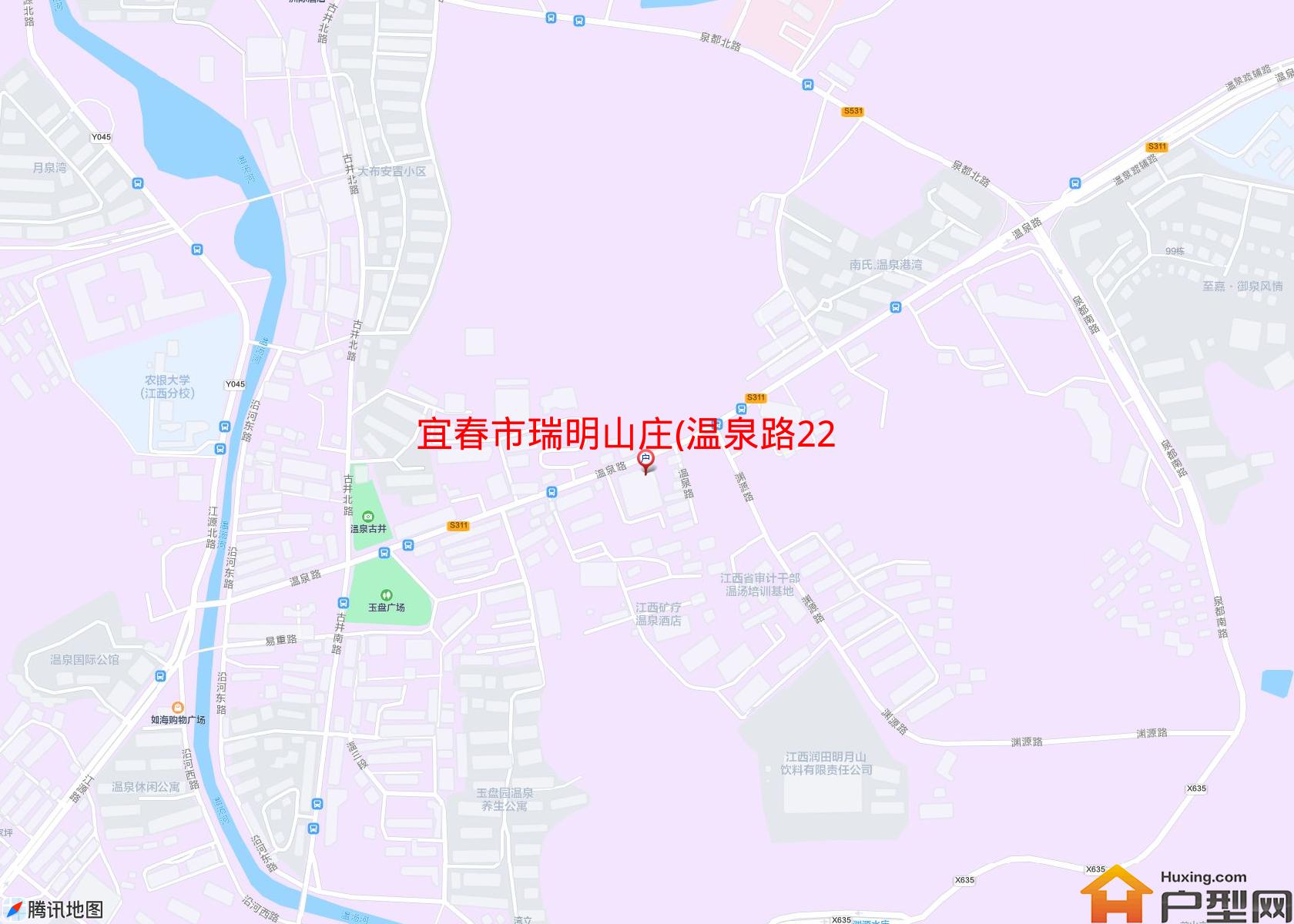 瑞明山庄(温泉路229)小区 - 户型网