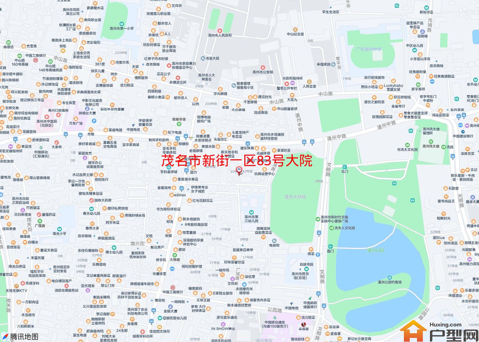 新街一区83号大院小区 - 户型网