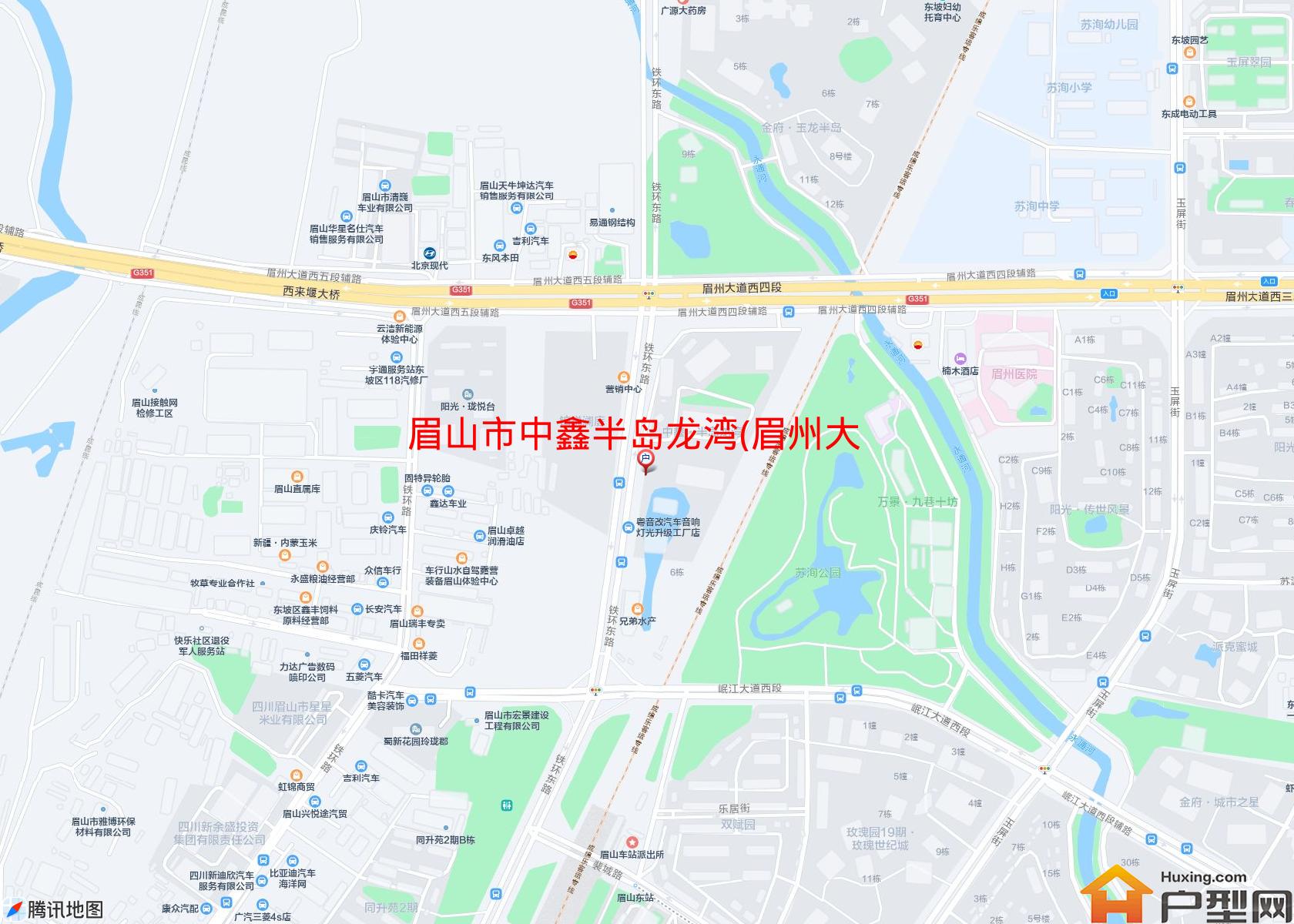 中鑫半岛龙湾(眉州大道)小区 - 户型网