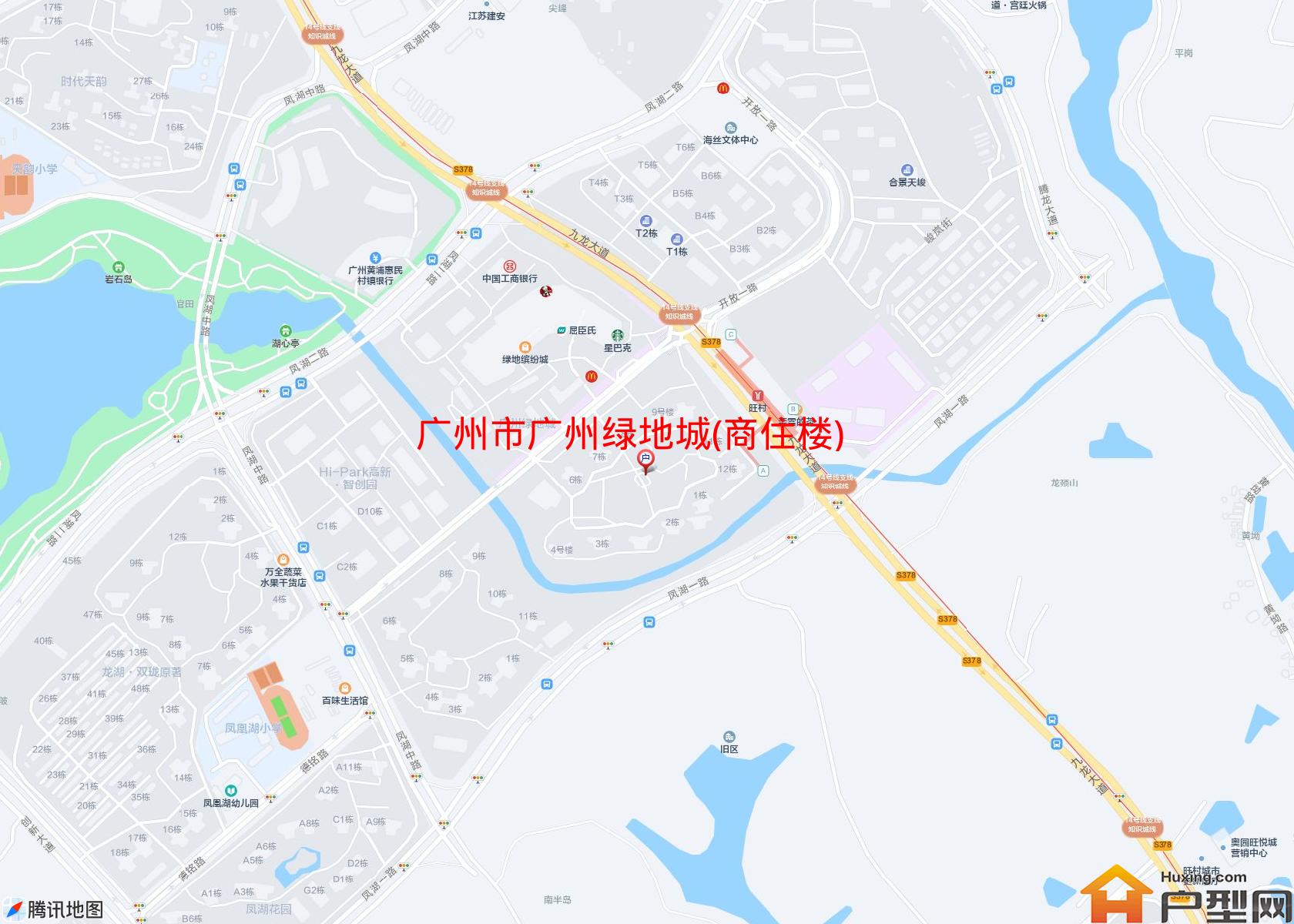 广州绿地城(商住楼)小区 - 户型网