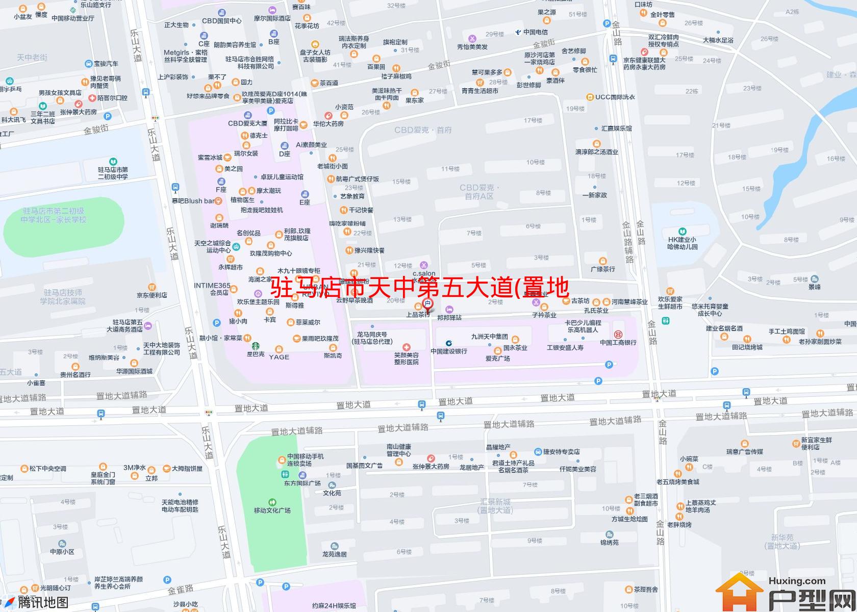 天中第五大道(置地大道291号)小区 - 户型网