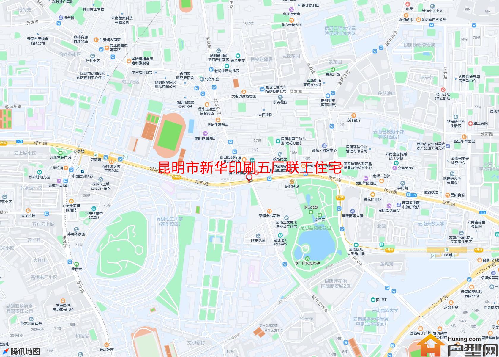 新华印刷五厂联工住宅区小区 - 户型网