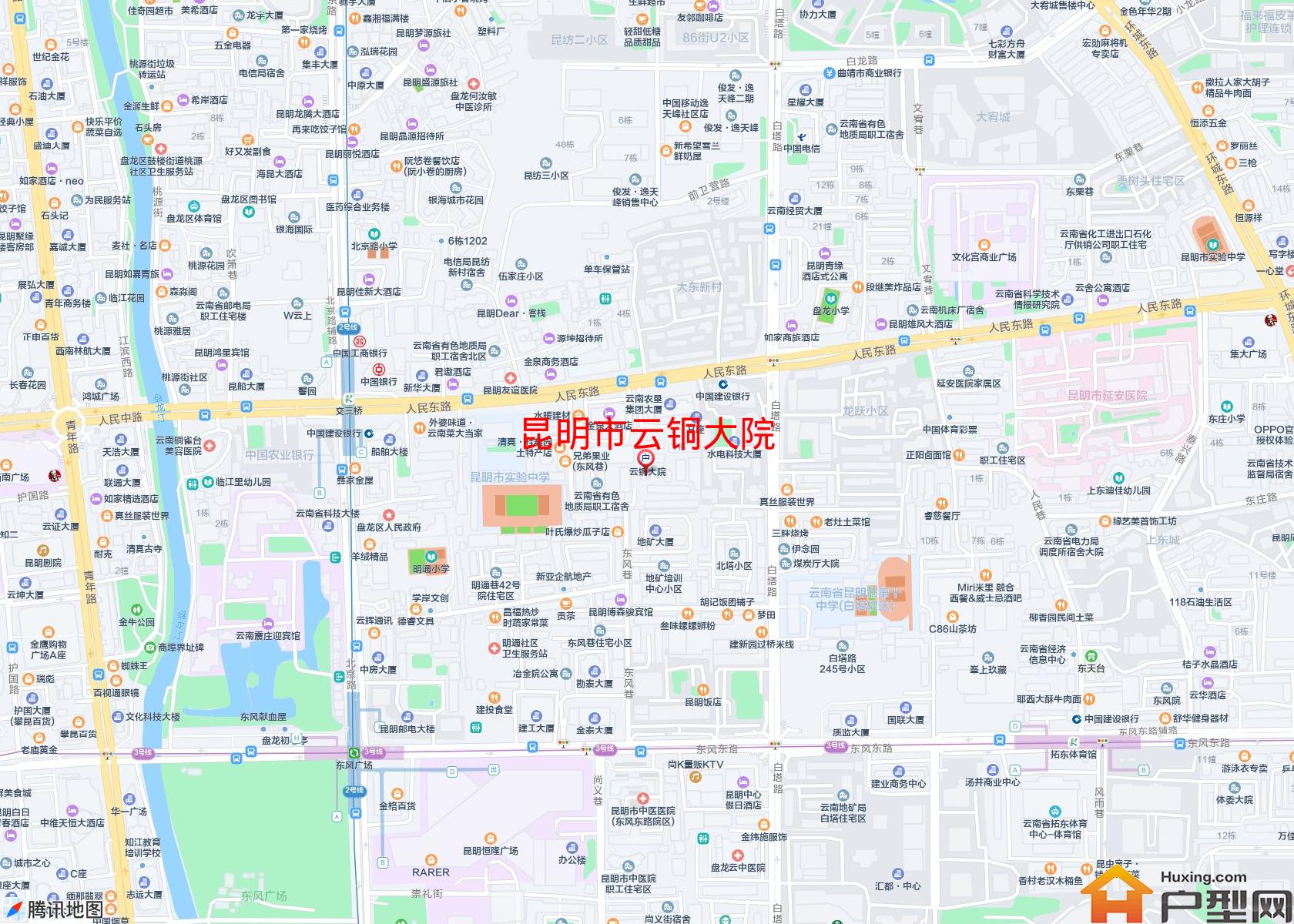云铜大院小区 - 户型网