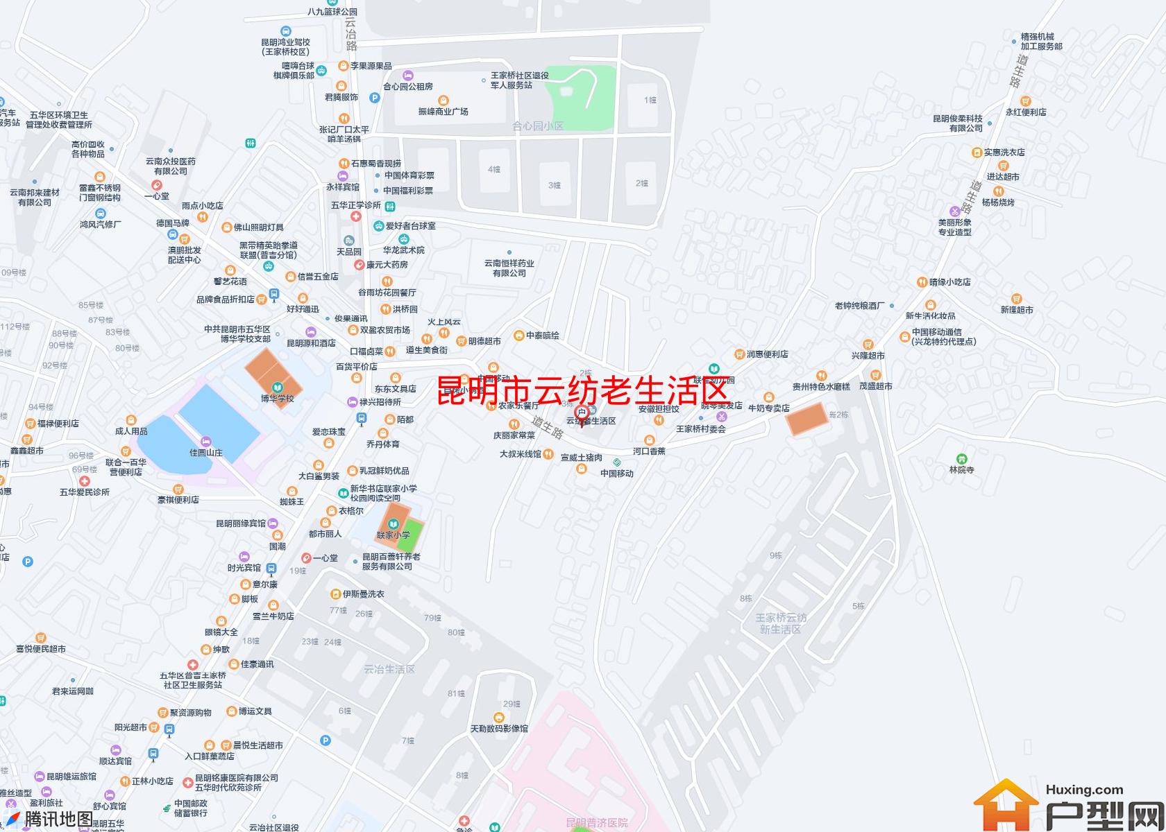 云纺老生活区小区 - 户型网