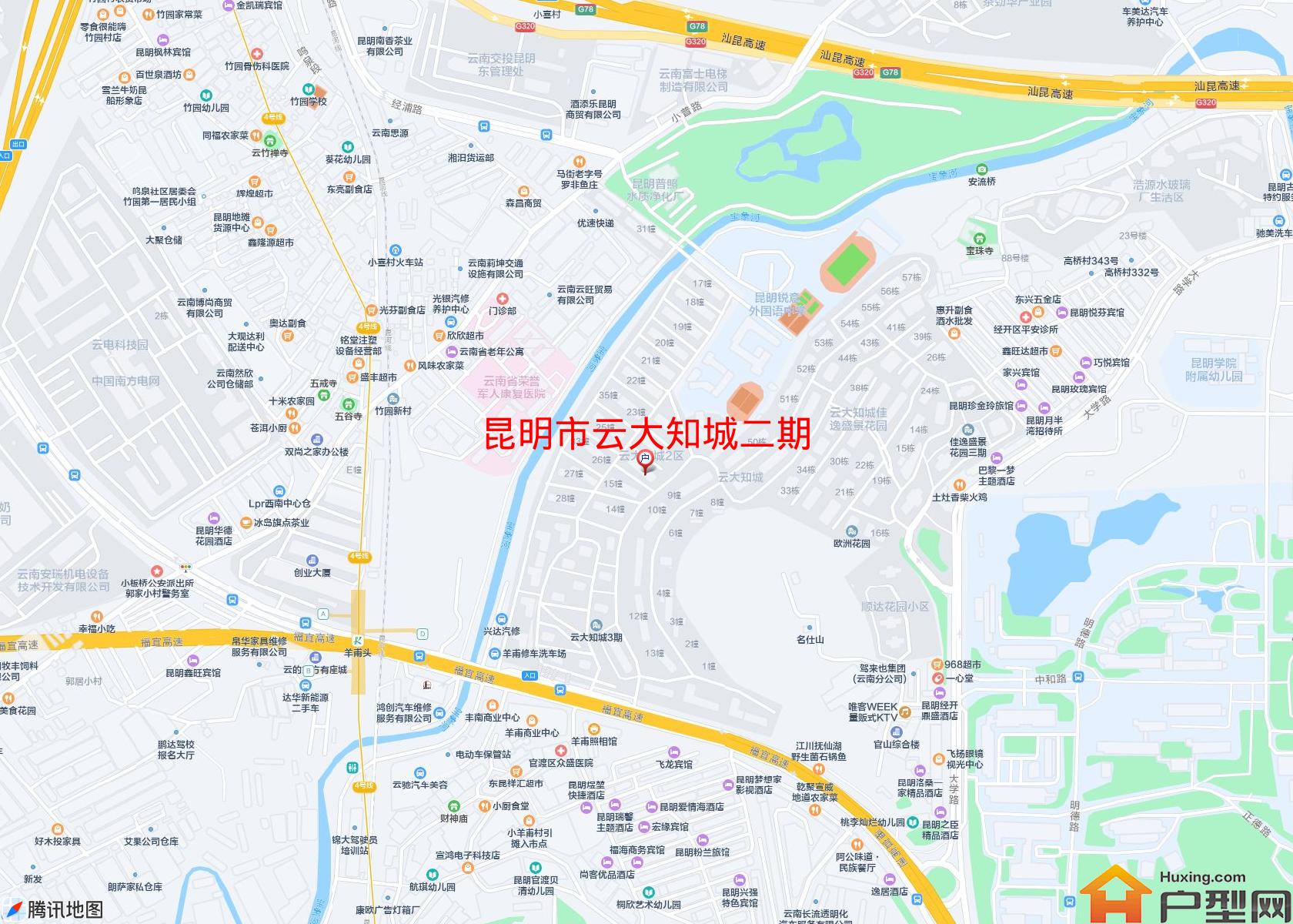 云大知城二期小区 - 户型网