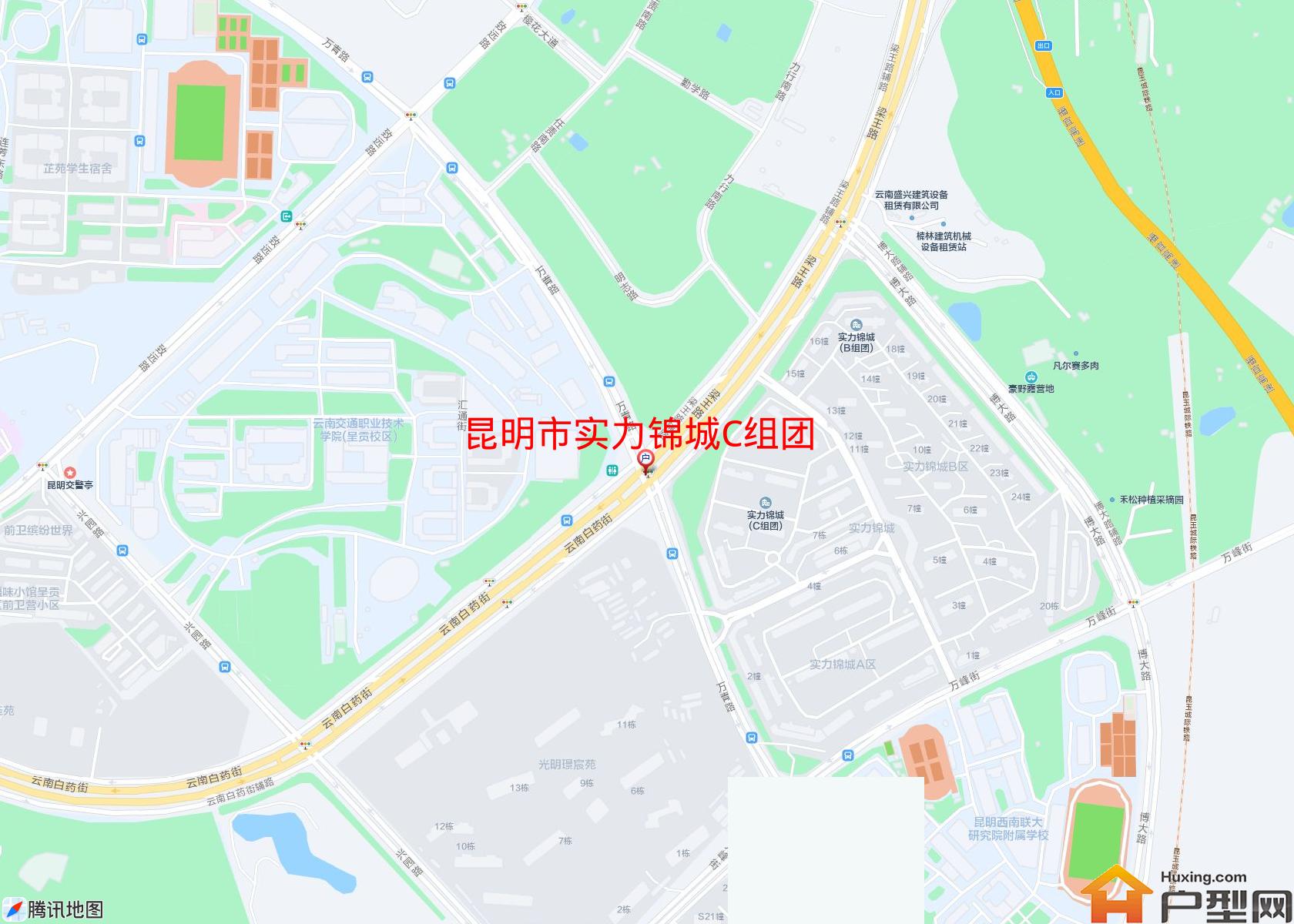 实力锦城C组团小区 - 户型网