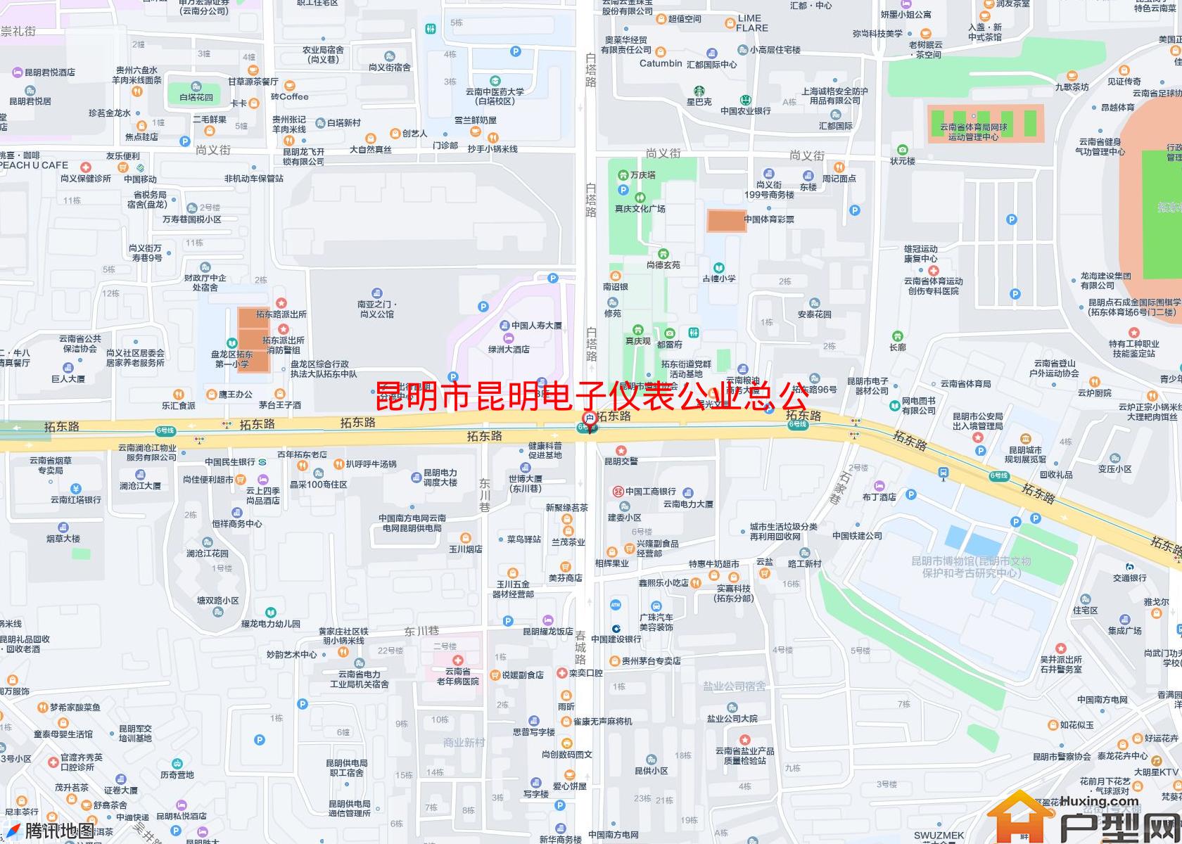 昆明电子仪表公业总公司职工住宿舍小区 - 户型网
