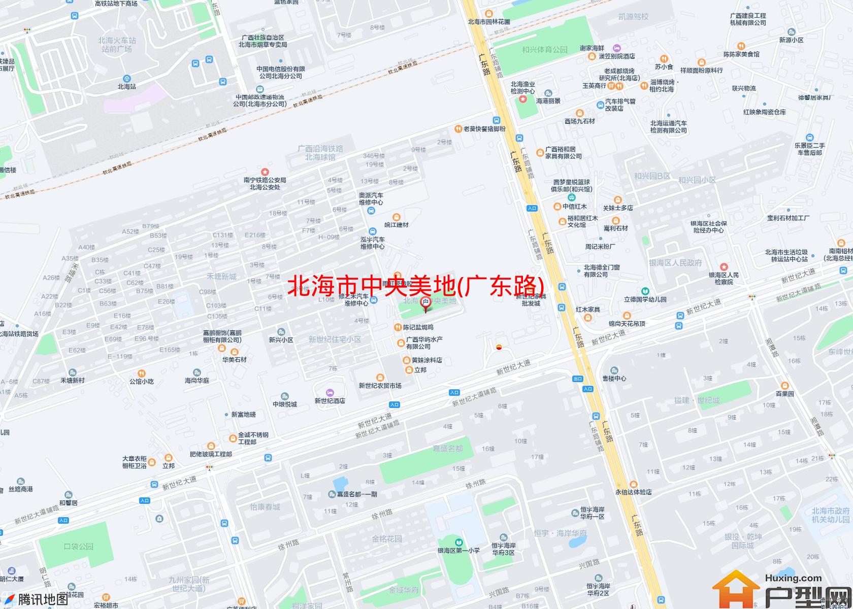 中央美地(广东路)小区 - 户型网