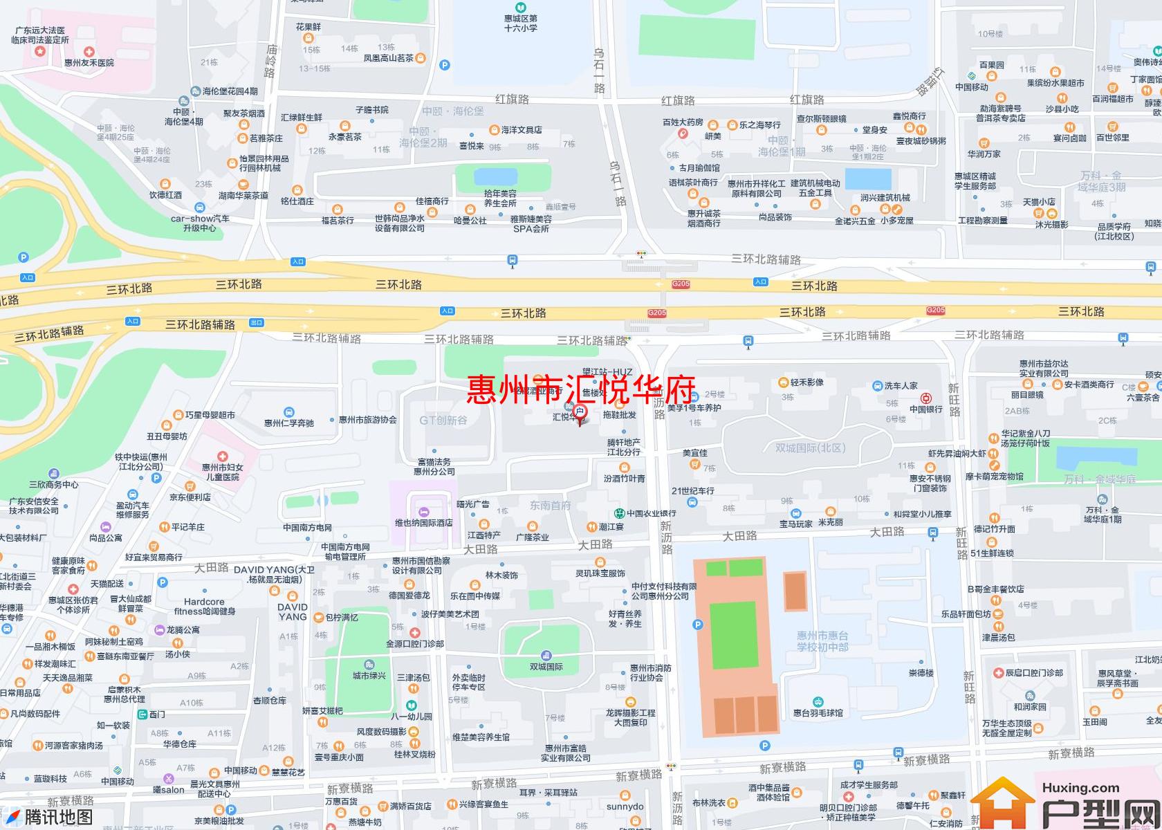 汇悦华府小区 - 户型网