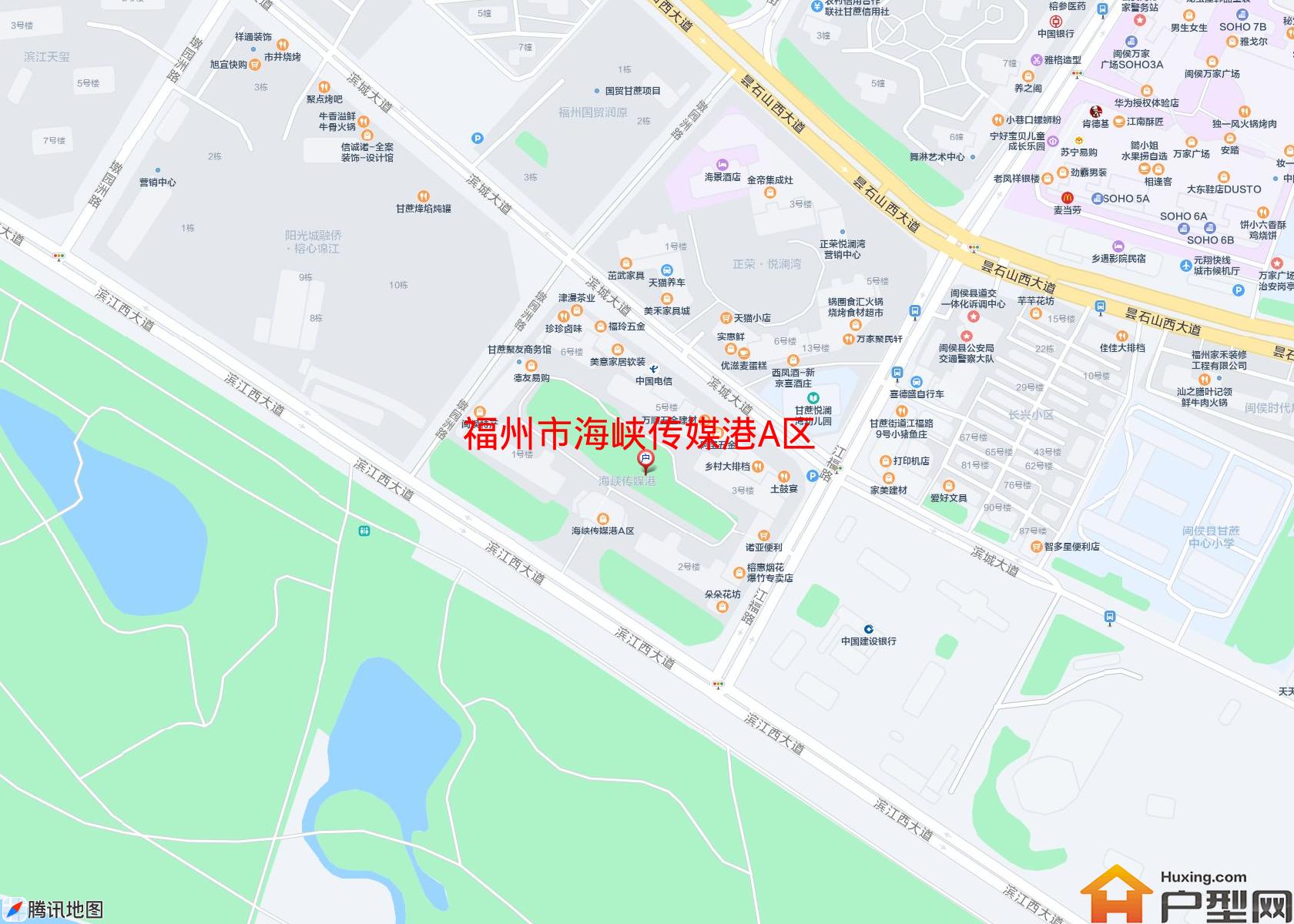 海峡传媒港A区小区 - 户型网