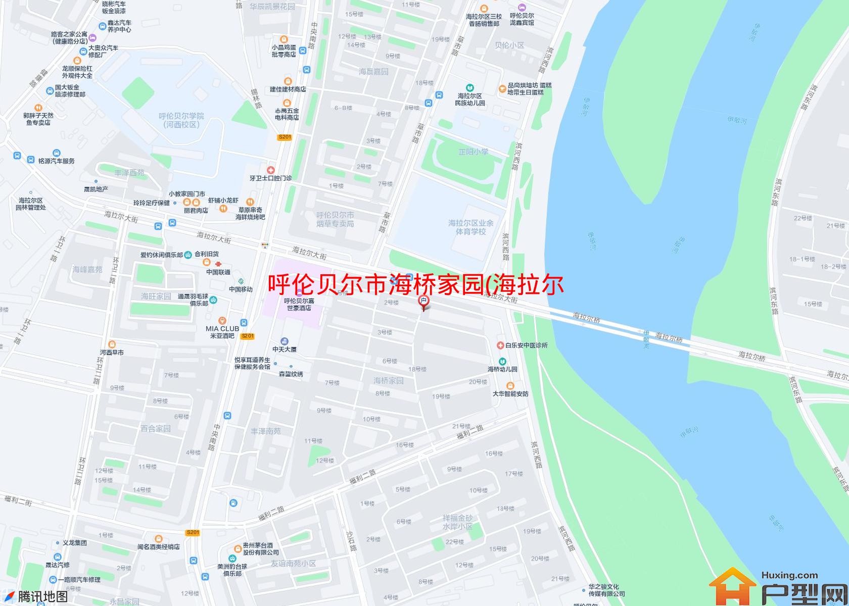 海桥家园(海拉尔大街)小区 - 户型网