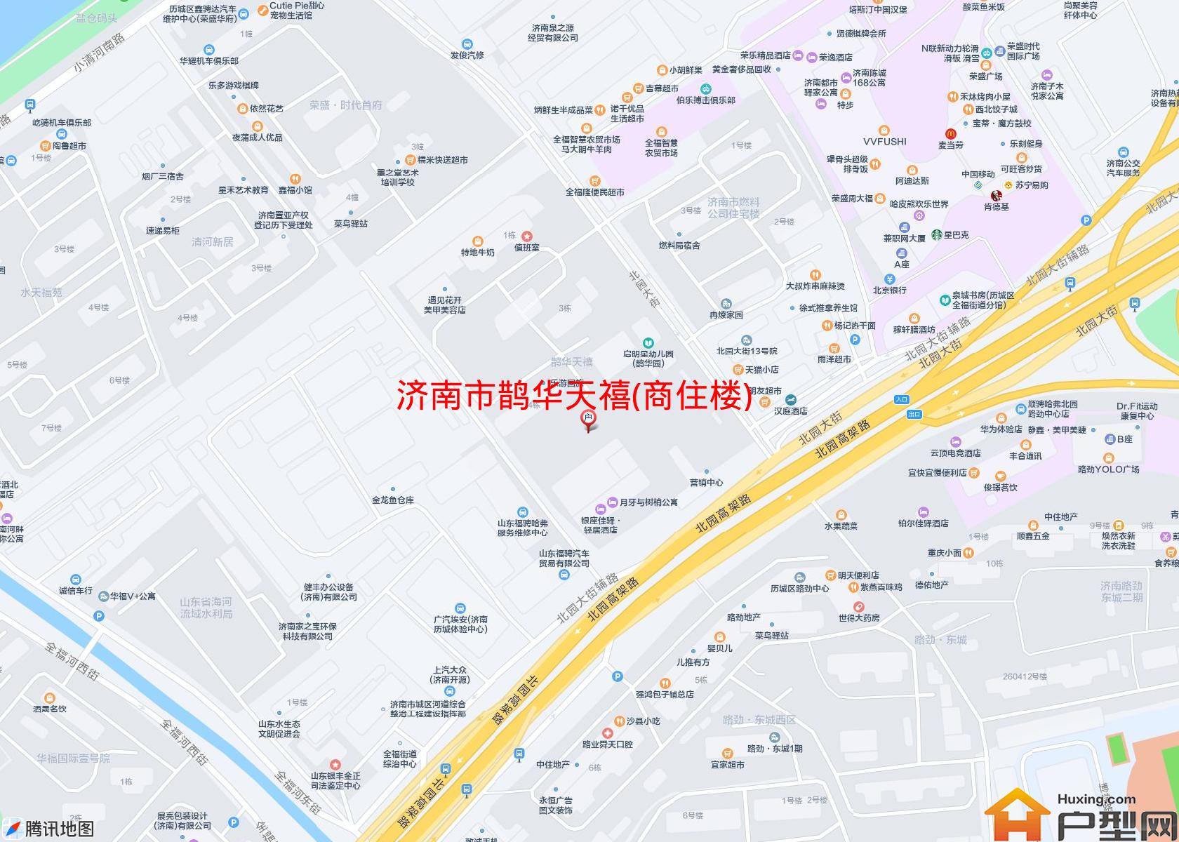 鹊华天禧(商住楼)小区 - 户型网