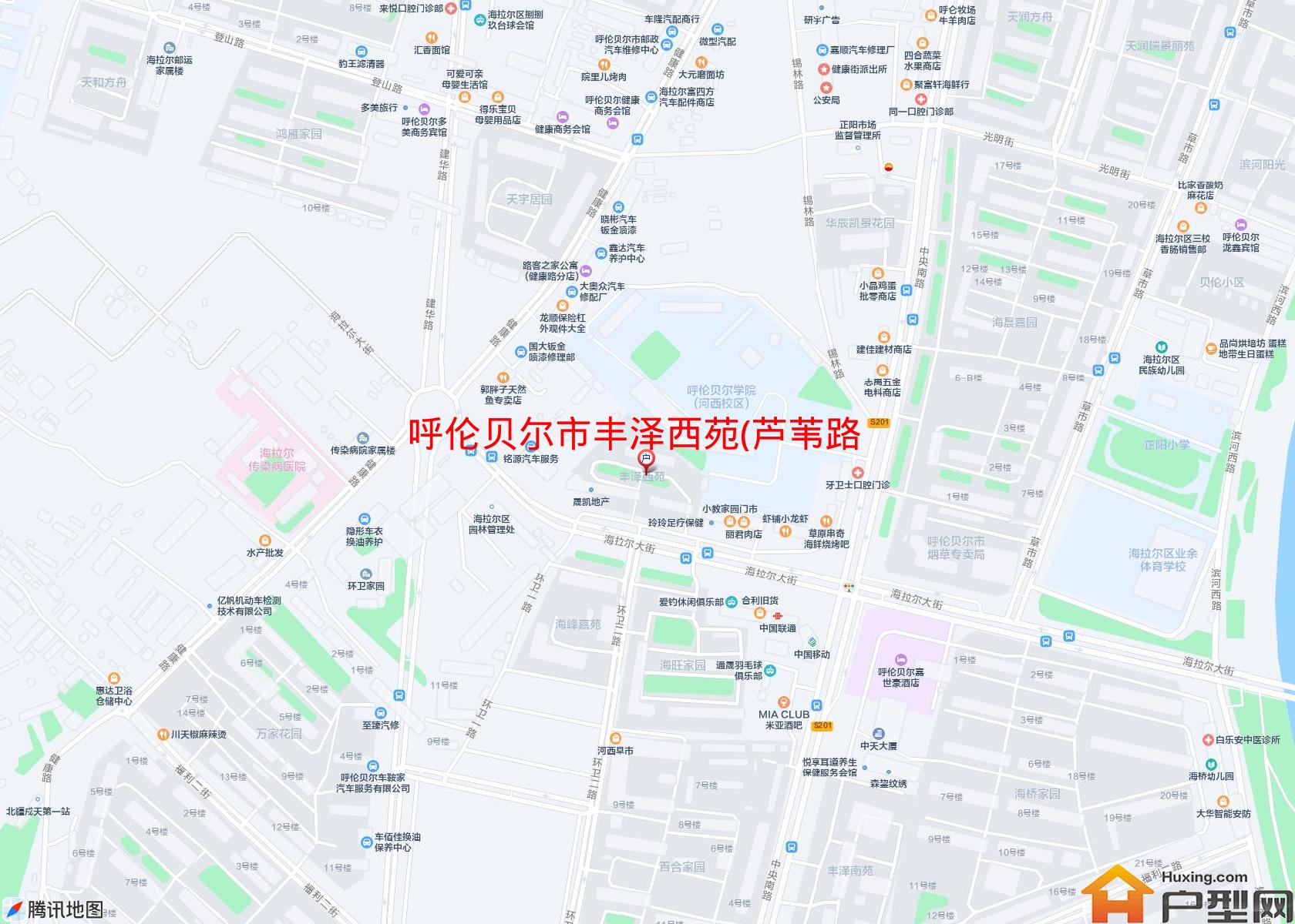 丰泽西苑(芦苇路)小区 - 户型网
