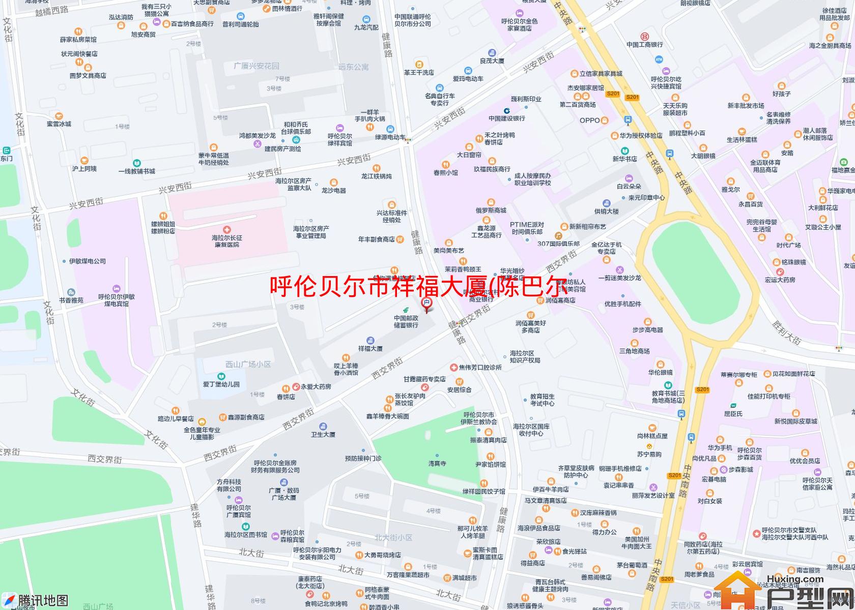 祥福大厦(陈巴尔虎路)小区 - 户型网