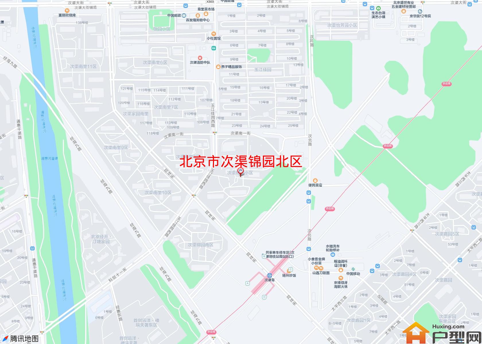 次渠锦园北区小区 - 户型网