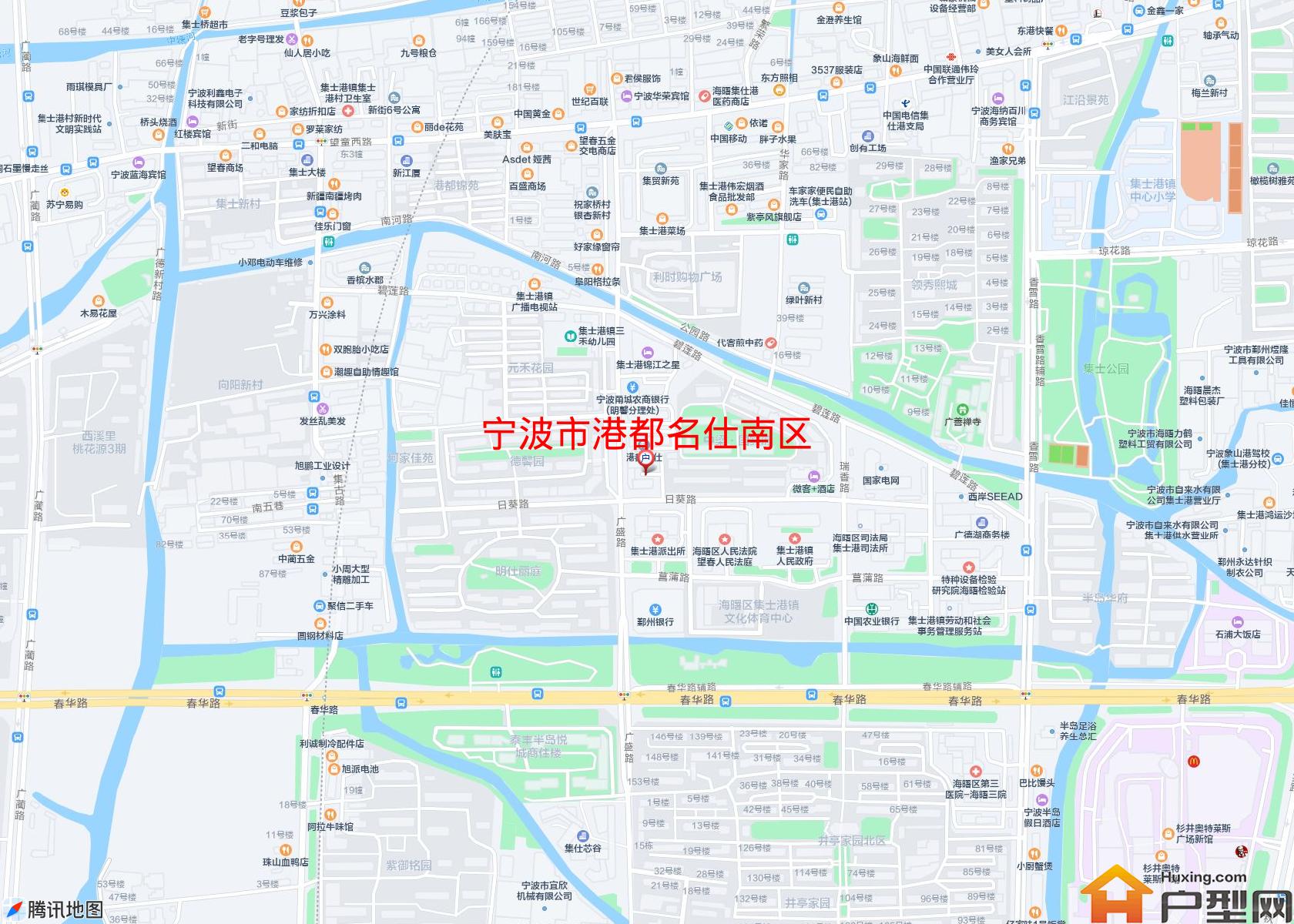 港都名仕南区小区 - 户型网