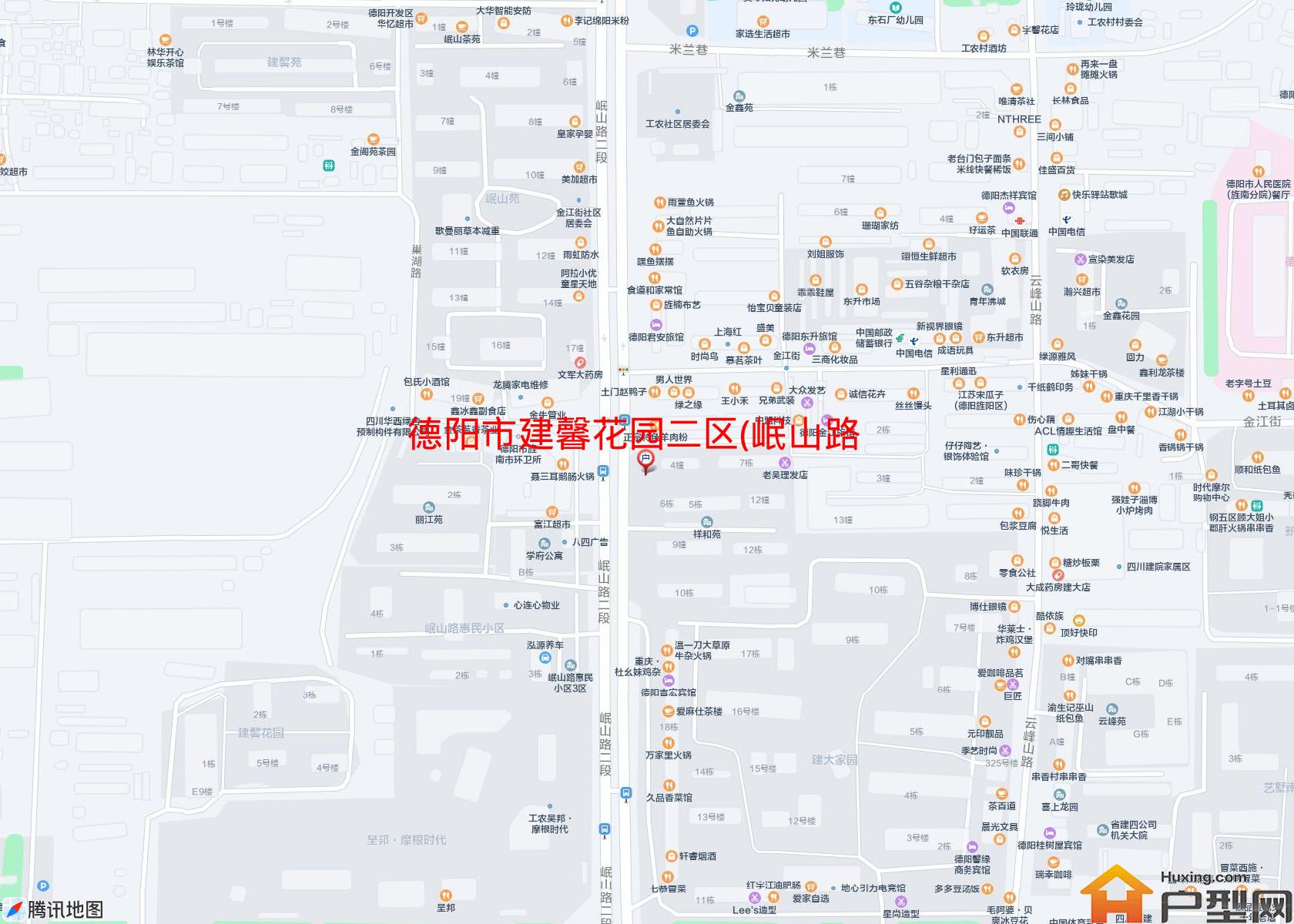 建馨花园二区(岷山路)小区 - 户型网