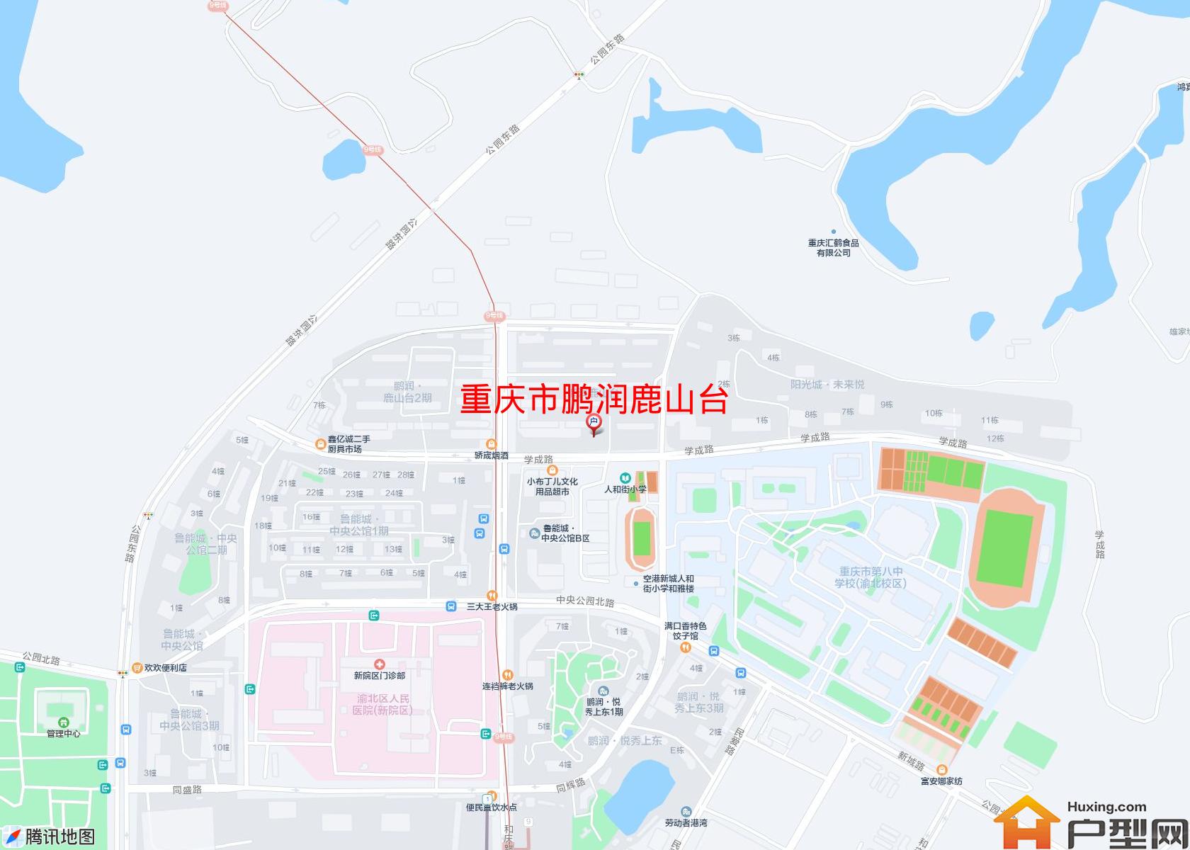 鹏润鹿山台小区 - 户型网