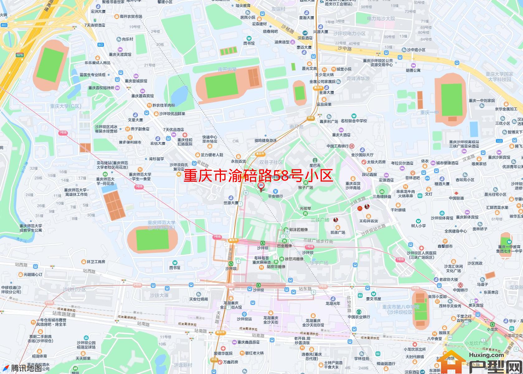 渝碚路58号小区小区 - 户型网