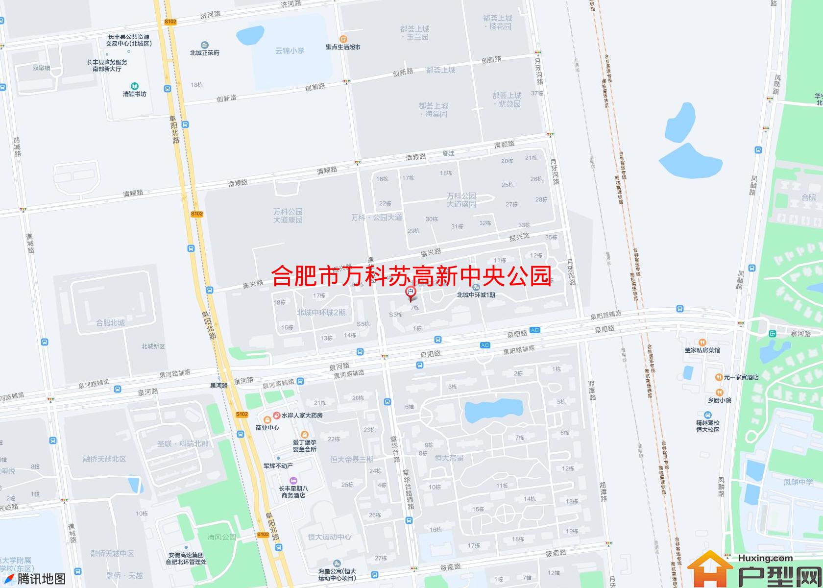 万科苏高新中央公园小区 - 户型网