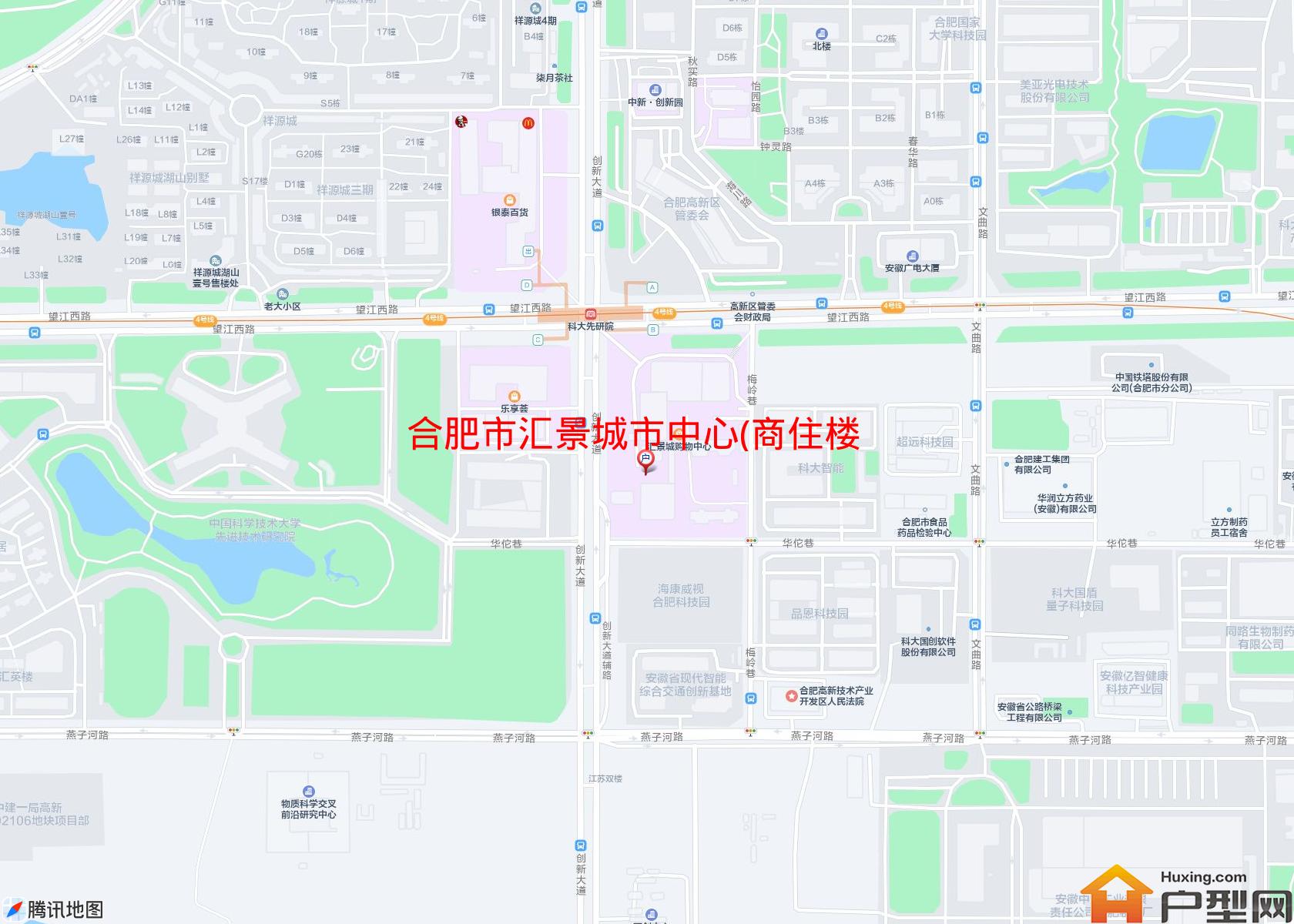 汇景城市中心(商住楼)小区 - 户型网