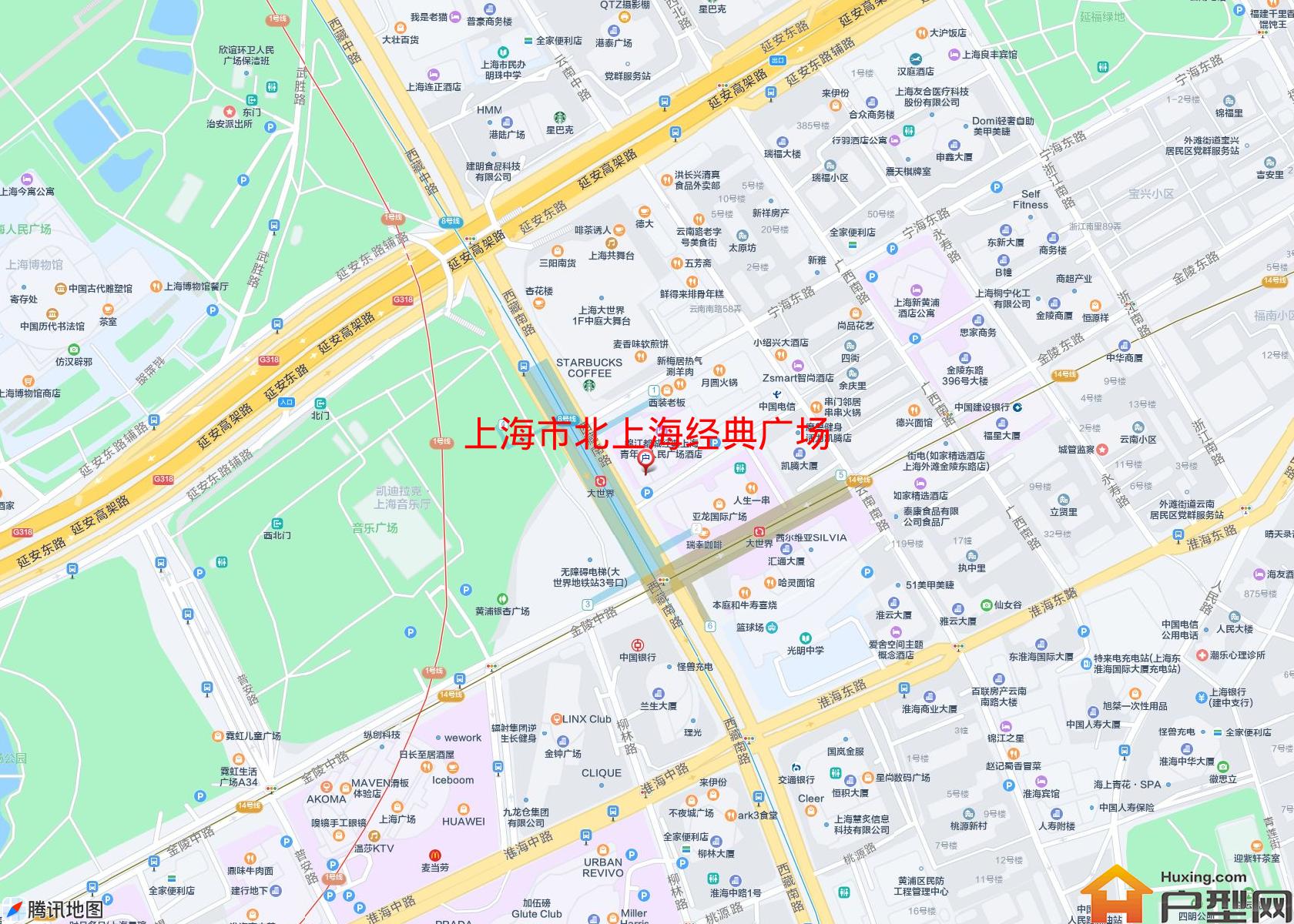 北上海经典广场小区 - 户型网