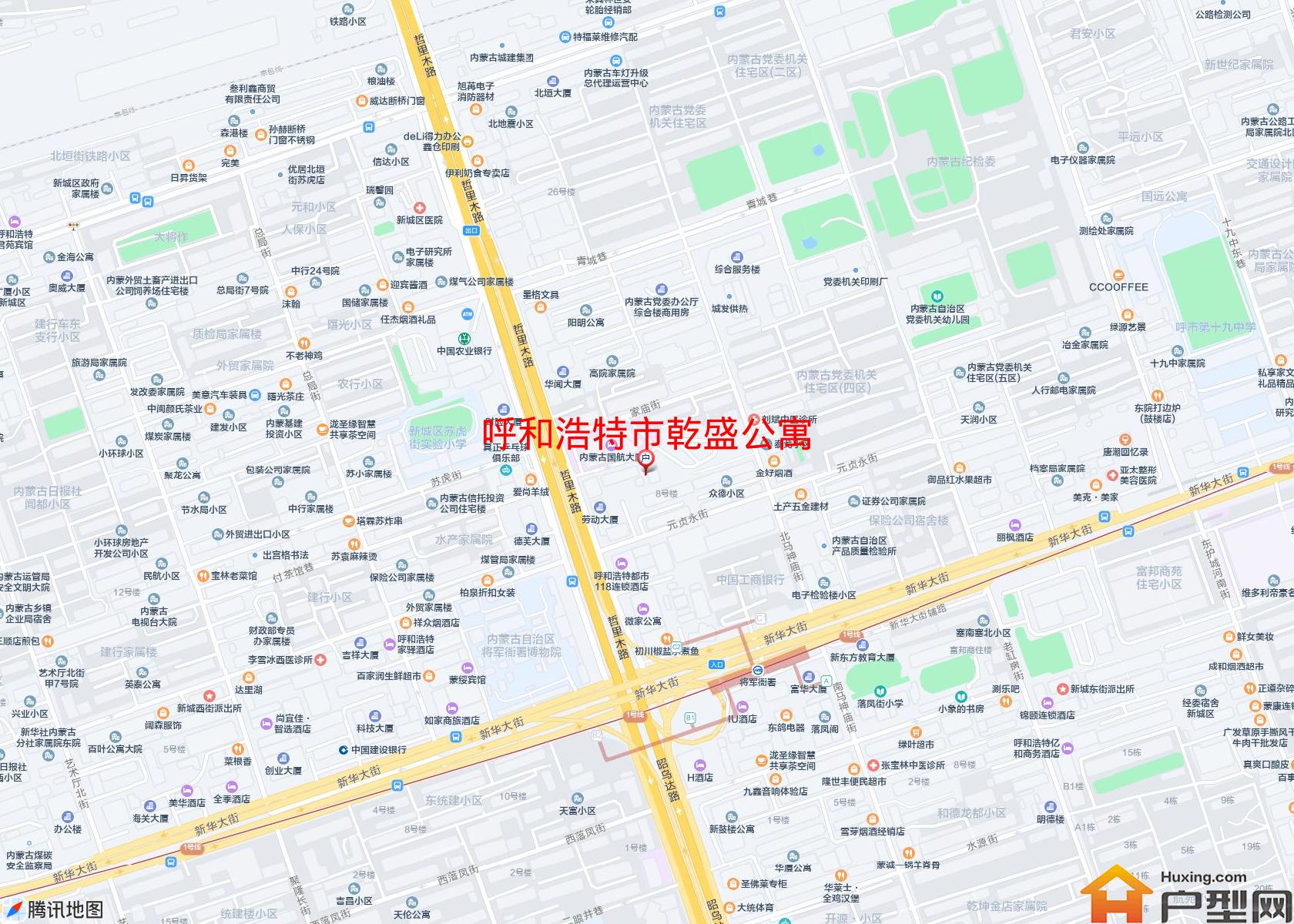 乾盛公寓小区 - 户型网