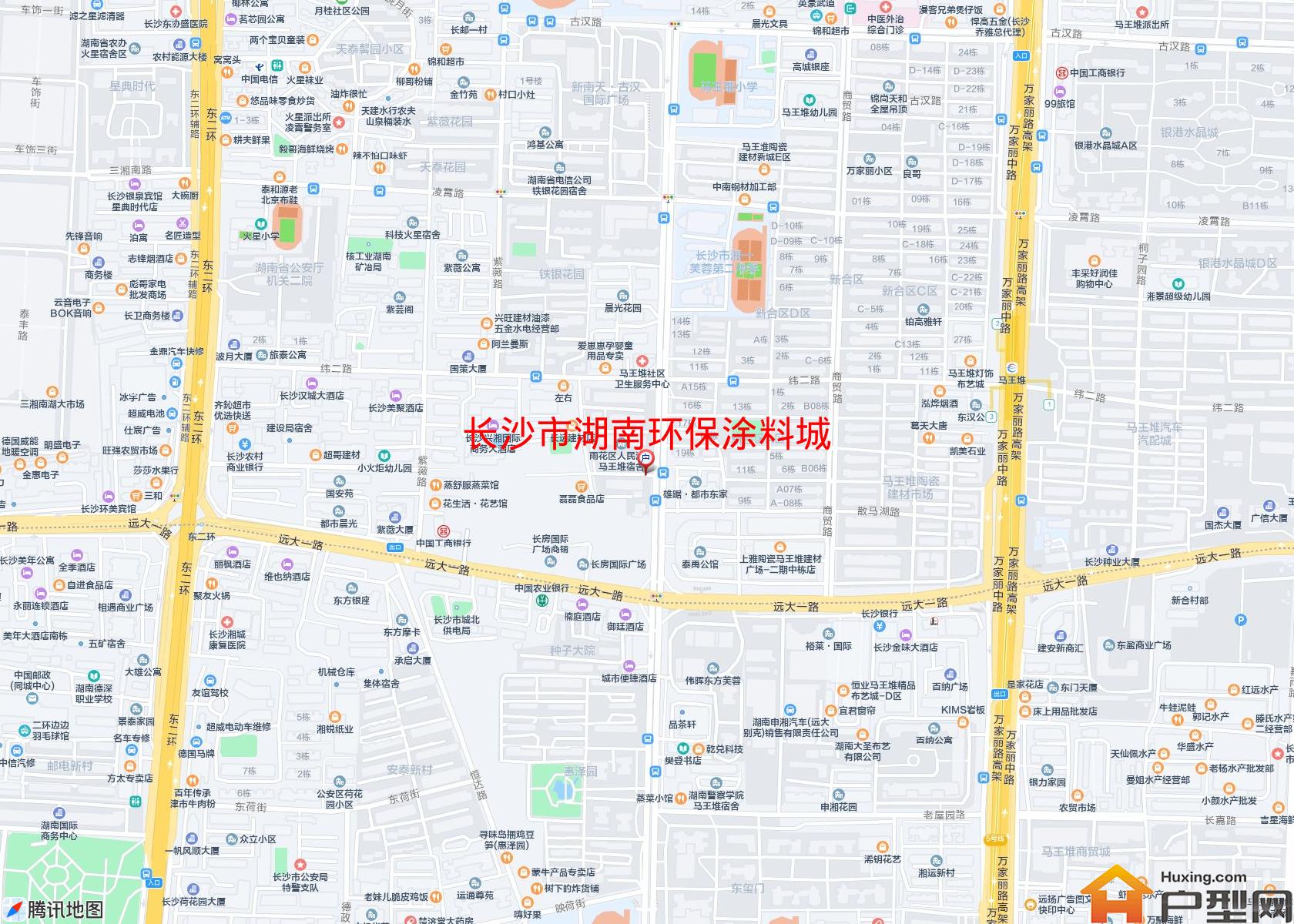 湖南环保涂料城小区 - 户型网