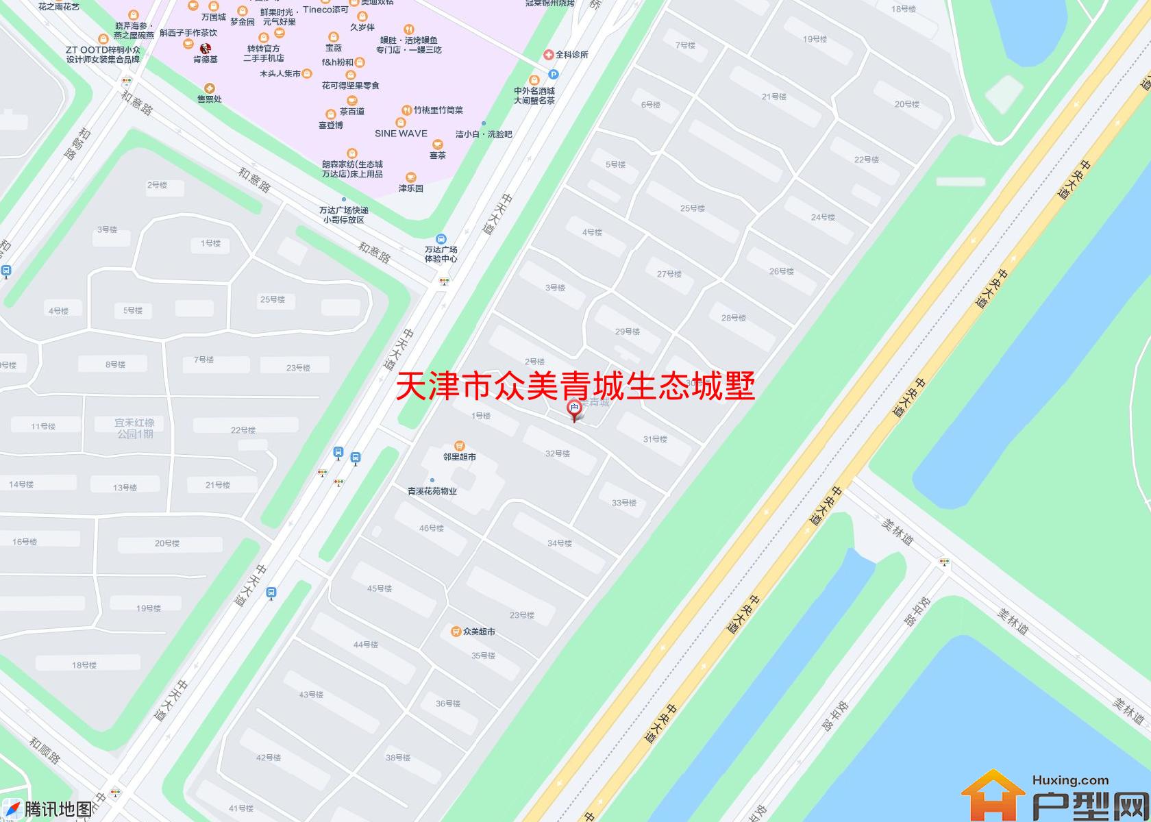 众美青城生态城墅小区 - 户型网