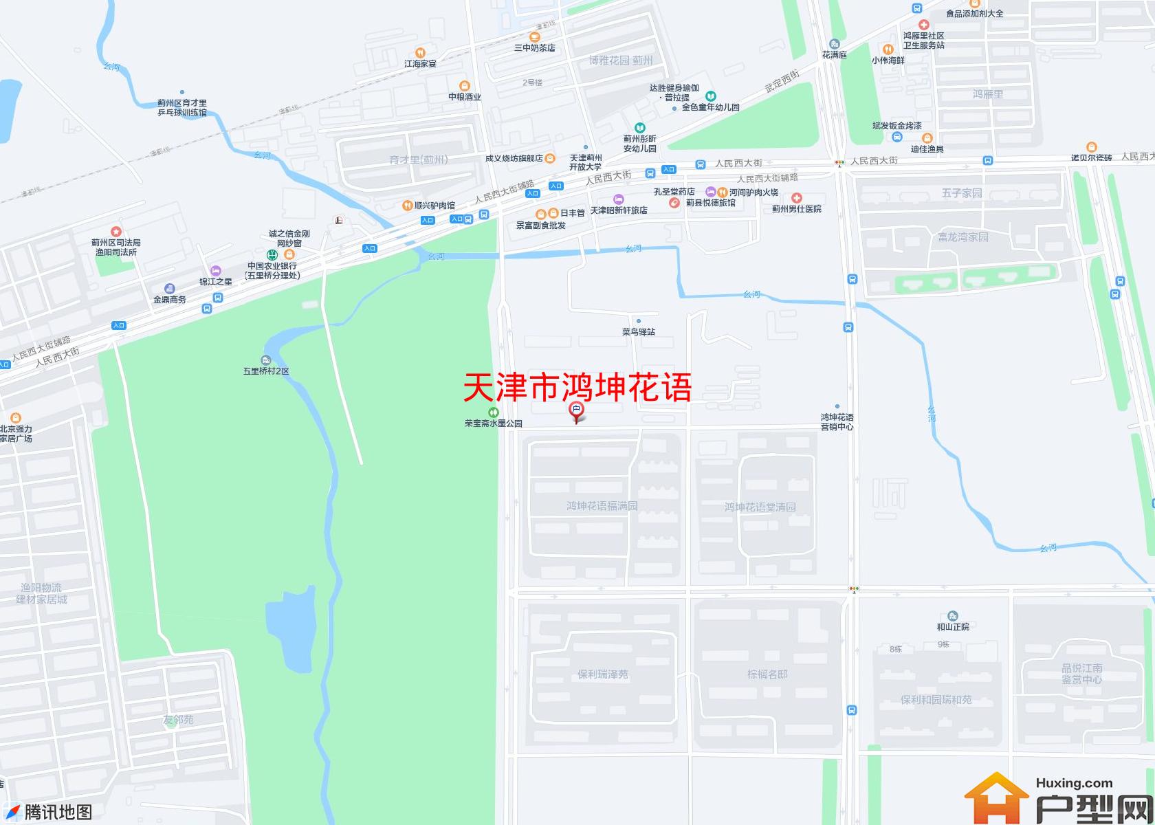 鸿坤花语小区 - 户型网