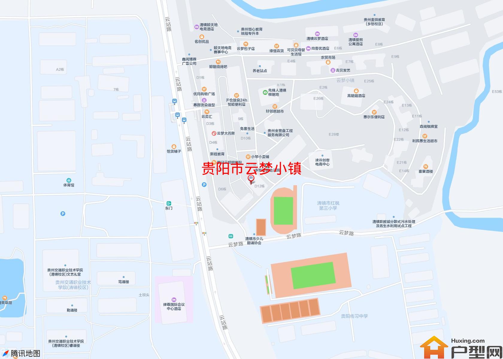 云梦小镇小区 - 户型网