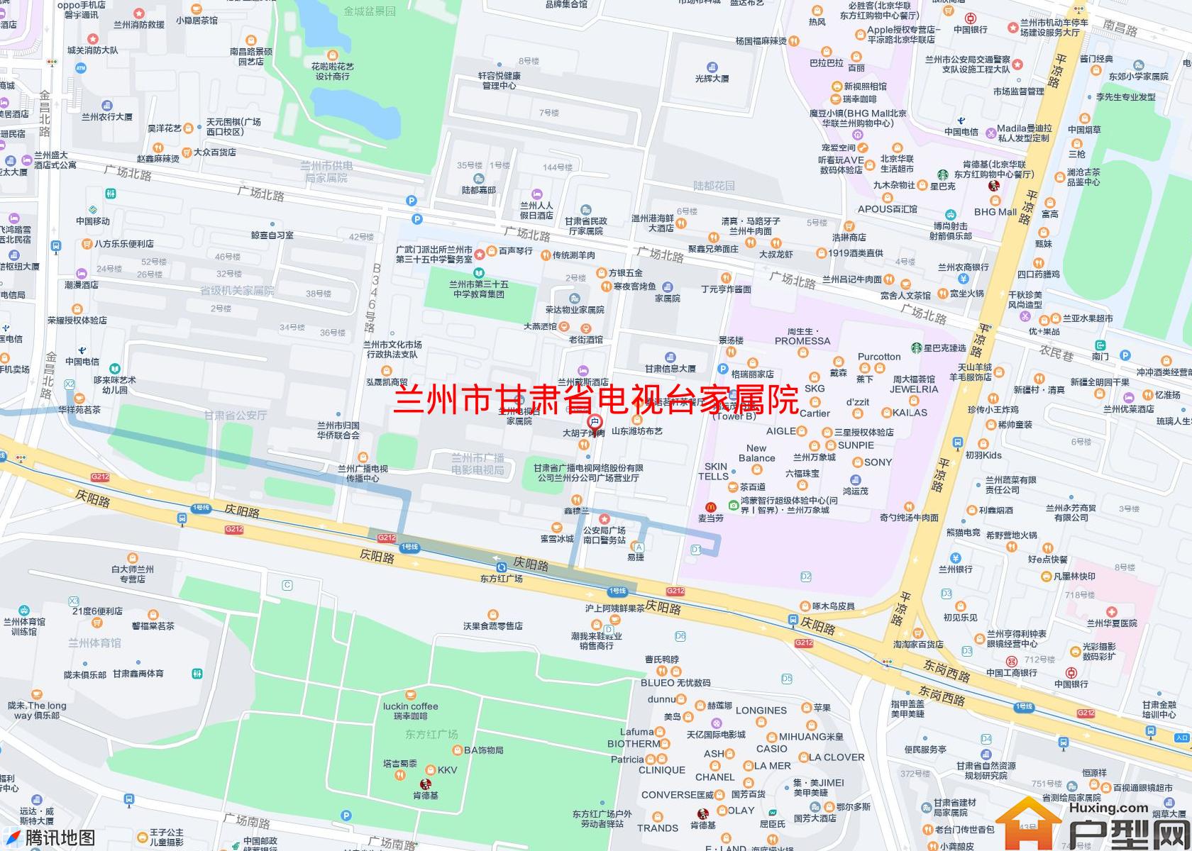 甘肃省电视台家属院小区 - 户型网