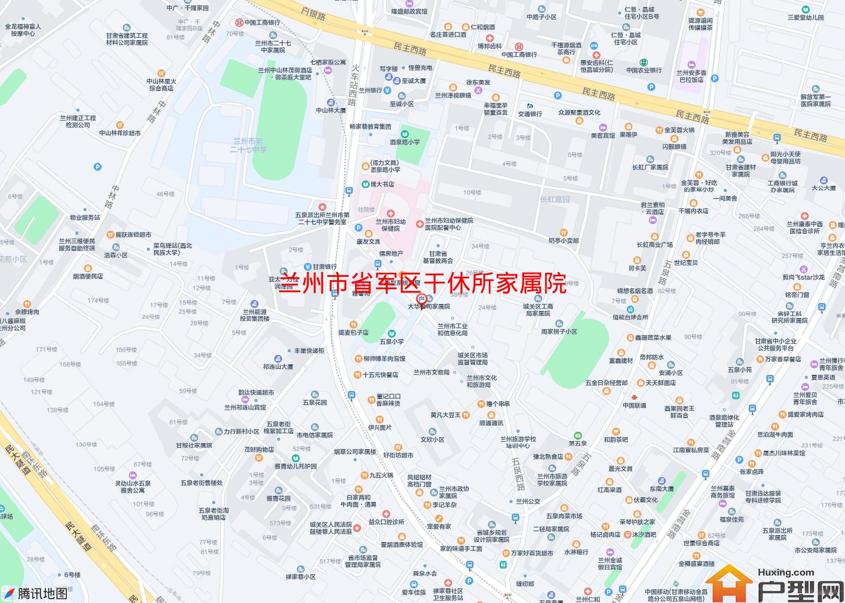 省军区干休所家属院小区 - 户型网
