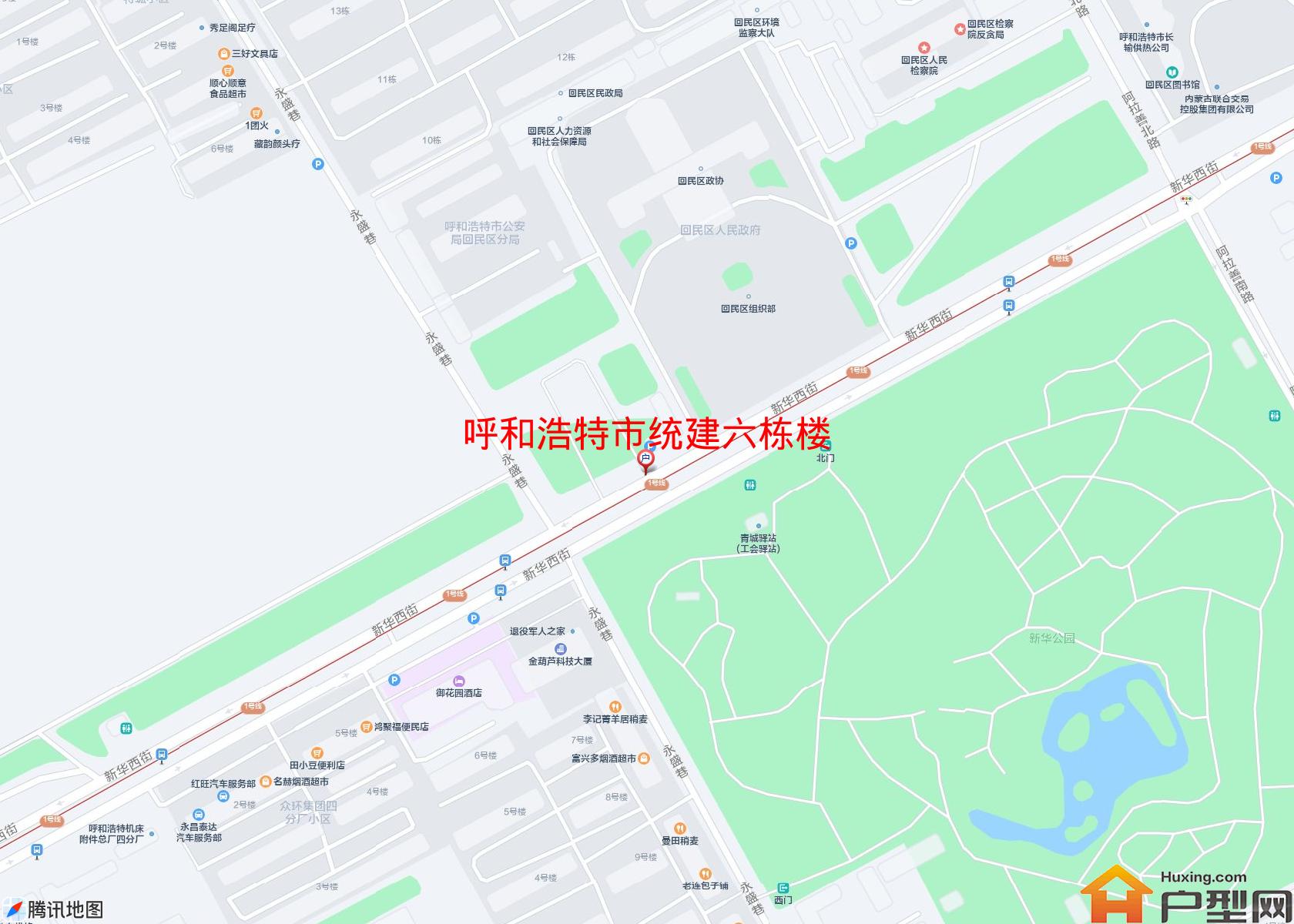 统建六栋楼小区 - 户型网