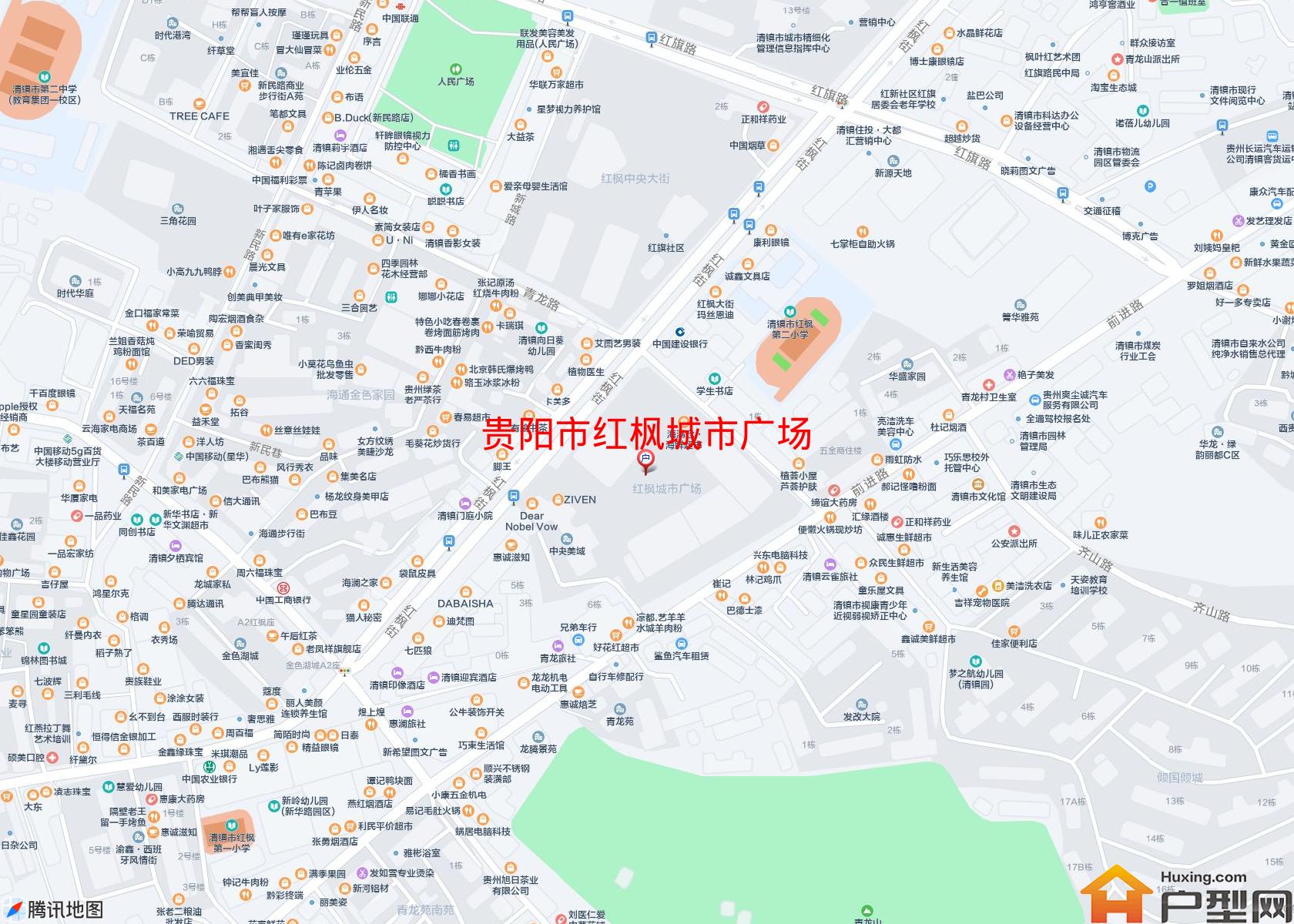 红枫城市广场小区 - 户型网