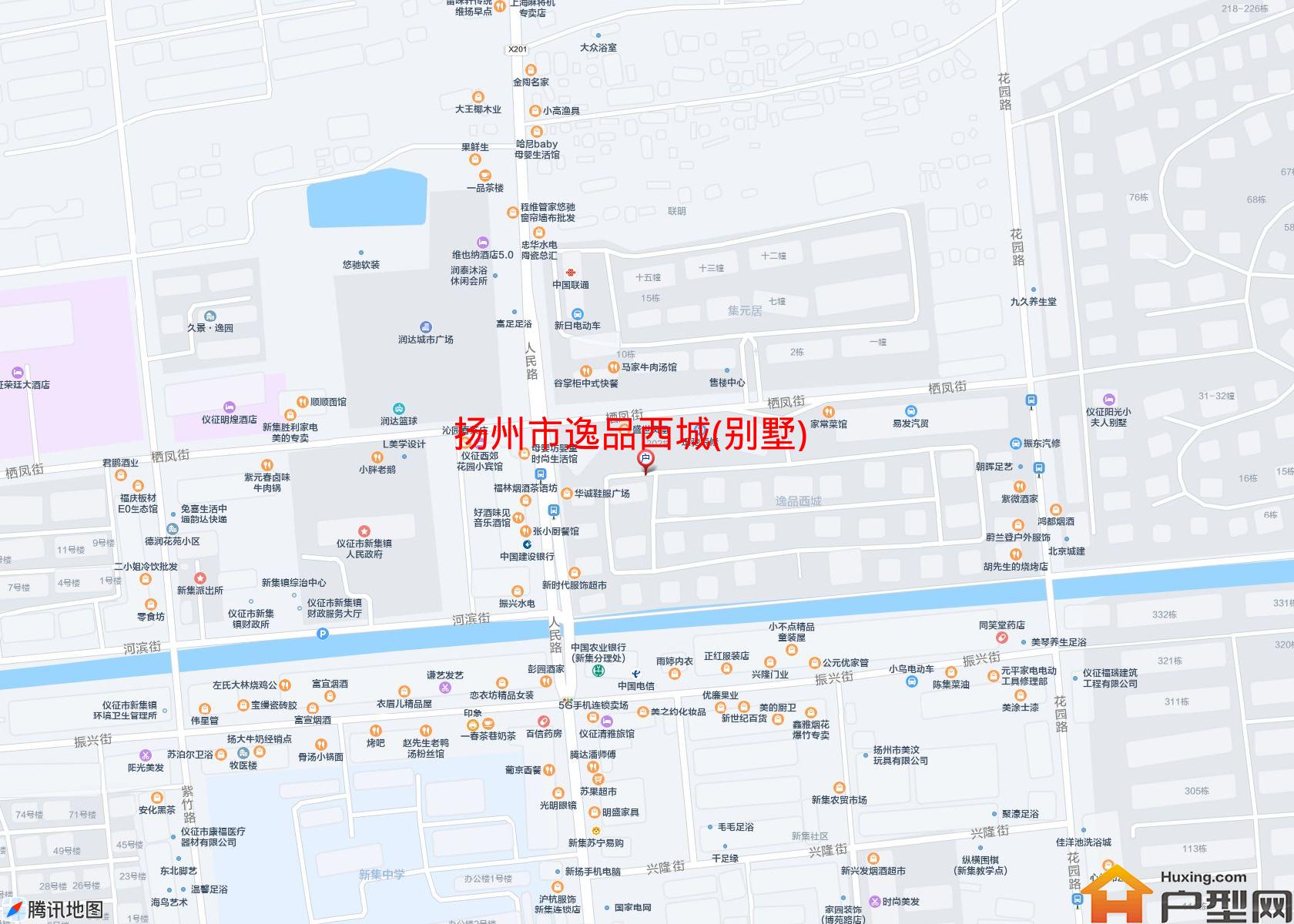 逸品西城(别墅)小区 - 户型网